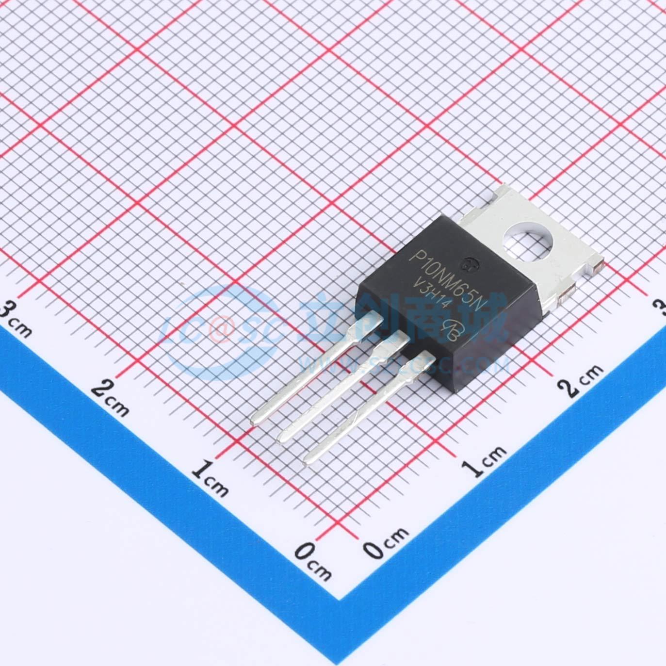 点击查看大图 STP10NM65N-VB实物图