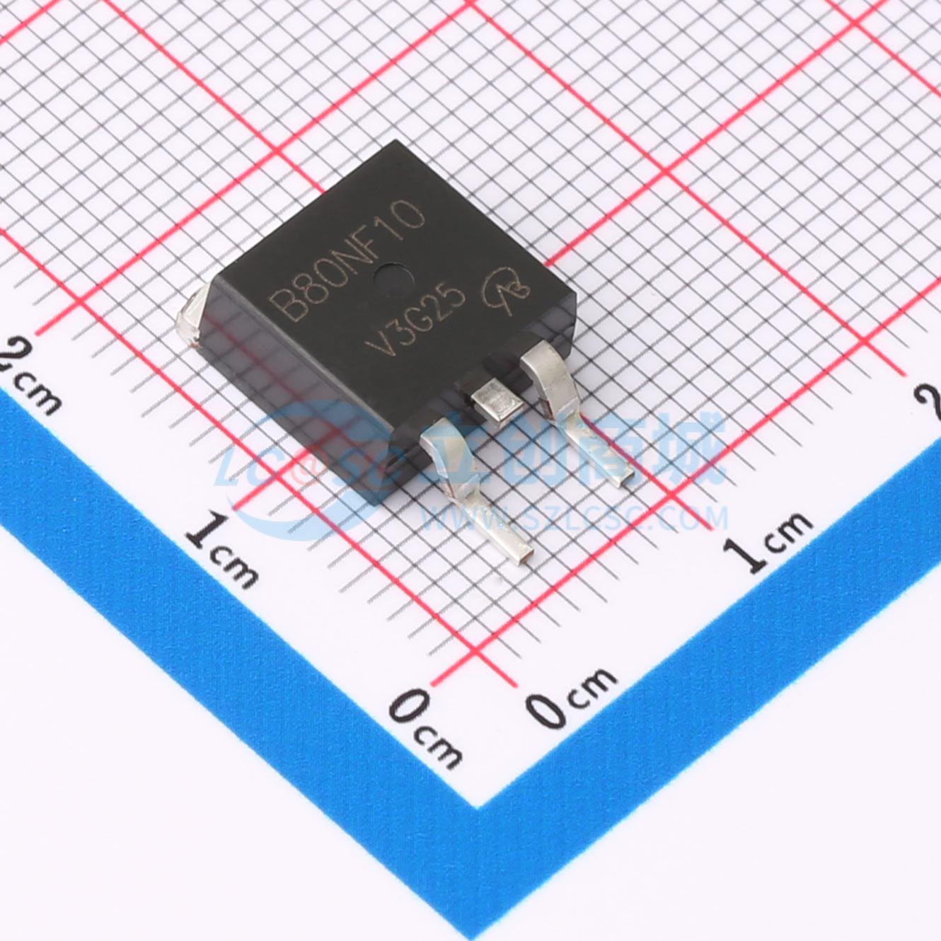 点击查看大图 STB80NF10T4-VB实物图