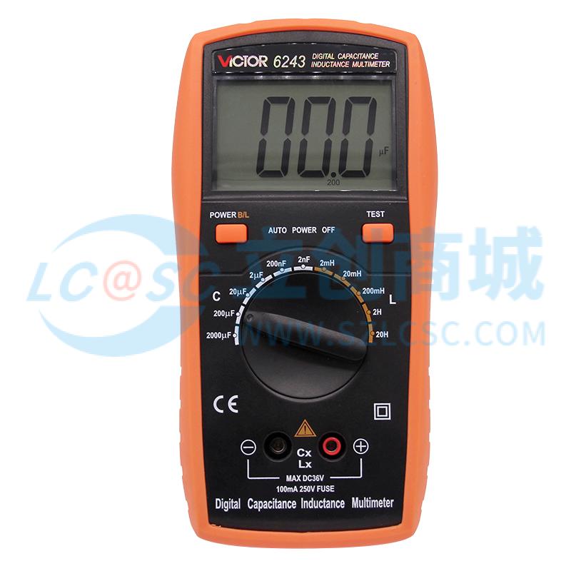 胜利仪器(VICTOR)VC6243 电感电容表【价格 采购 图片】-立创MRO工业品