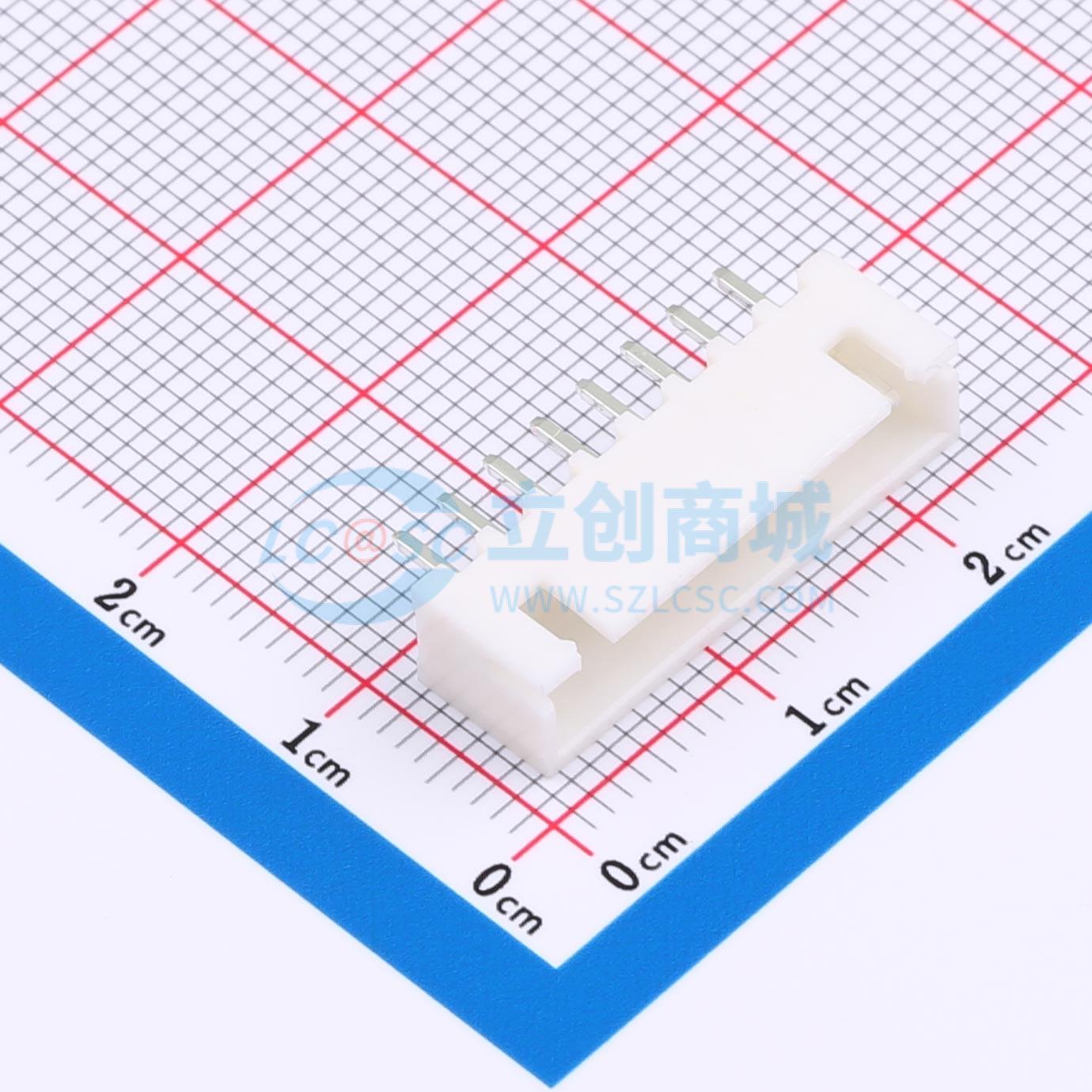 HX 2.54mm-8P ZZ实物图