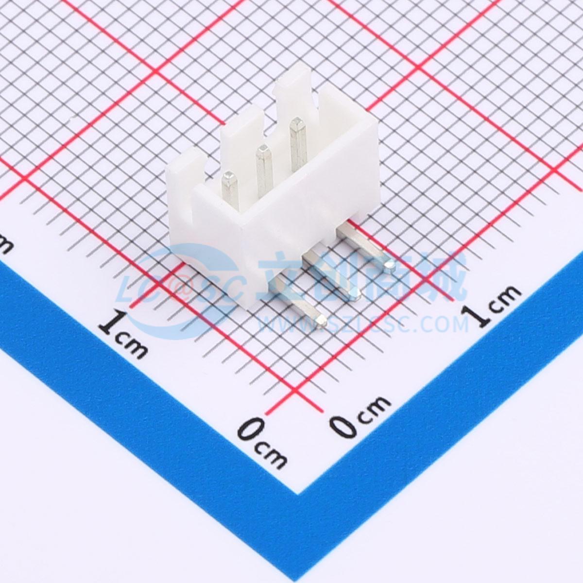 HX 2.54mm-3P WZ实物图