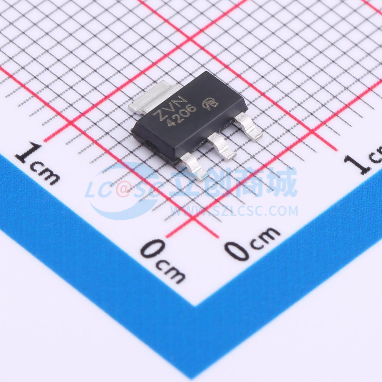 点击查看大图 ZVN4206GTA-VB实物图