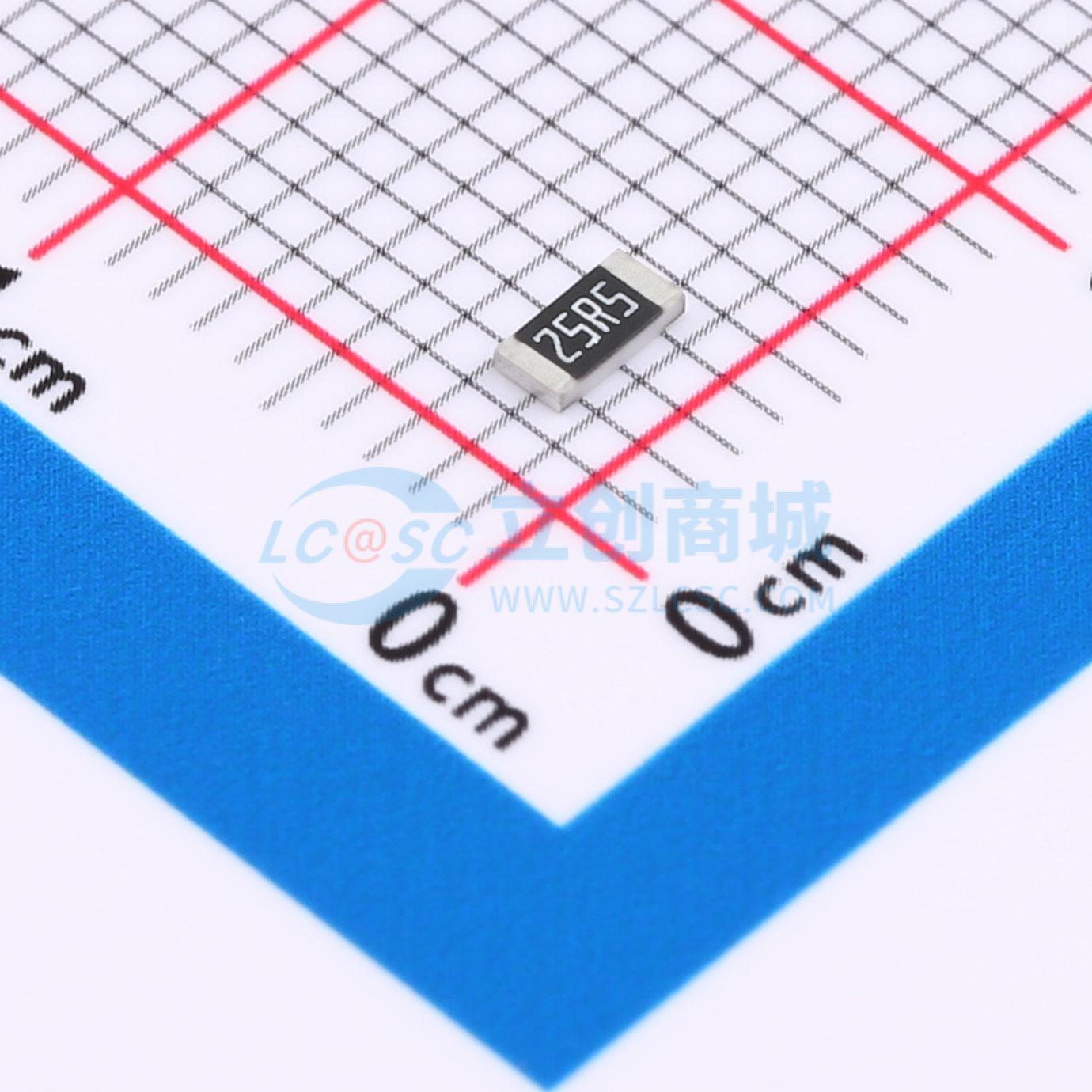 点击查看大图 FRC1206F25R5TS实物图