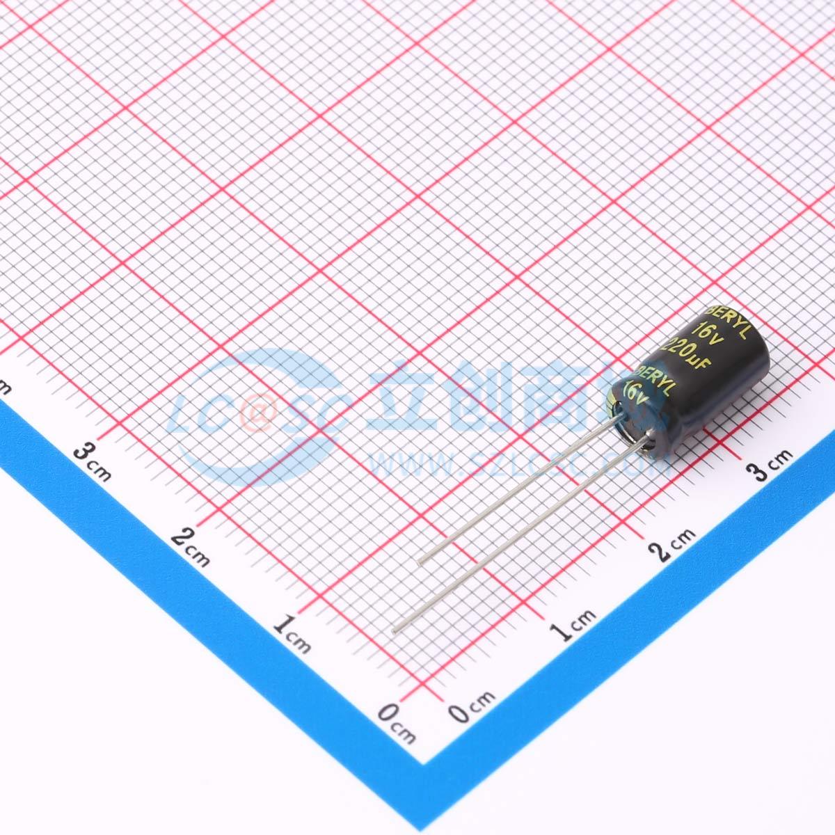 RG016M221LO6.3*11TA-1A1Et实物图