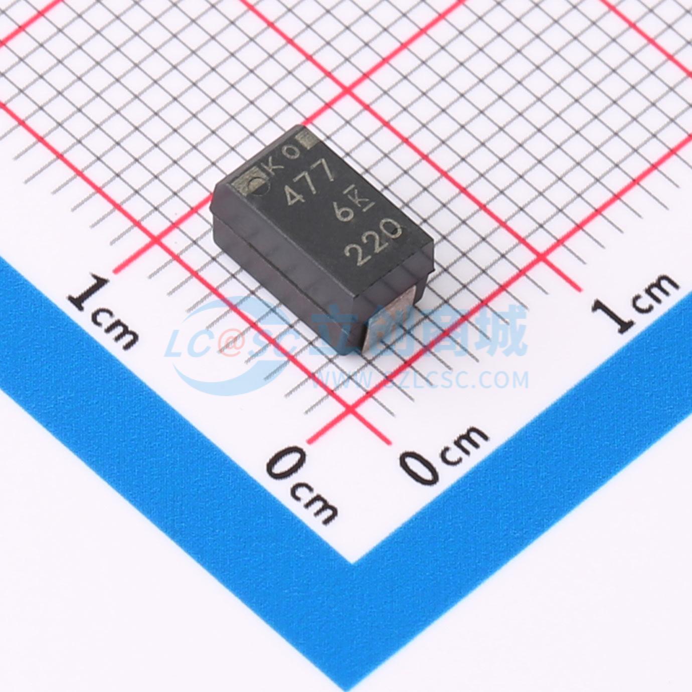 点击查看大图 T520X477M006ATE010实物图
