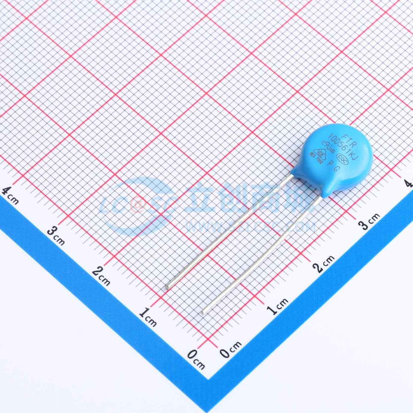 点击查看大图 FTR10D561KJ实物图