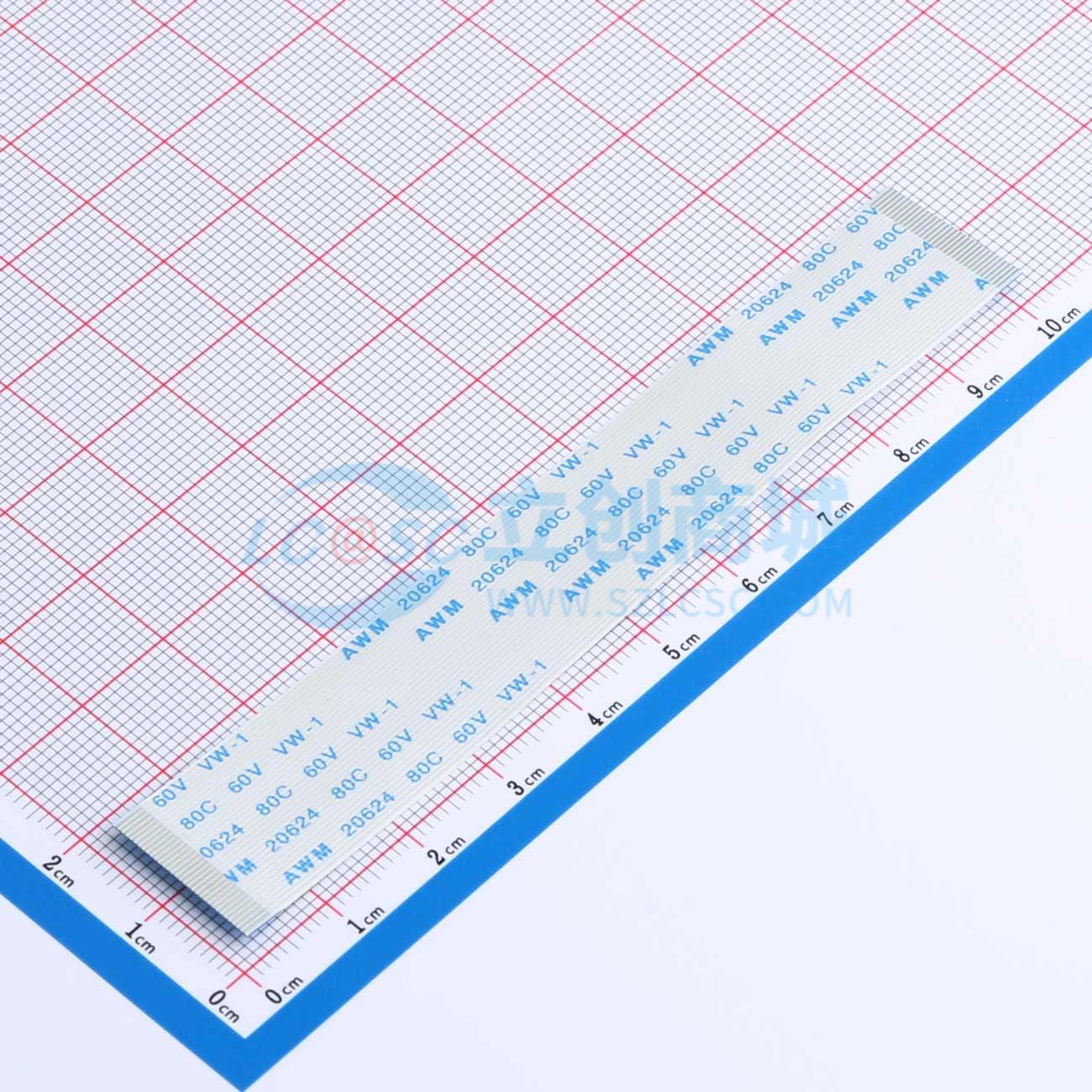 HX FFC-0.5-32P-100mm实物图