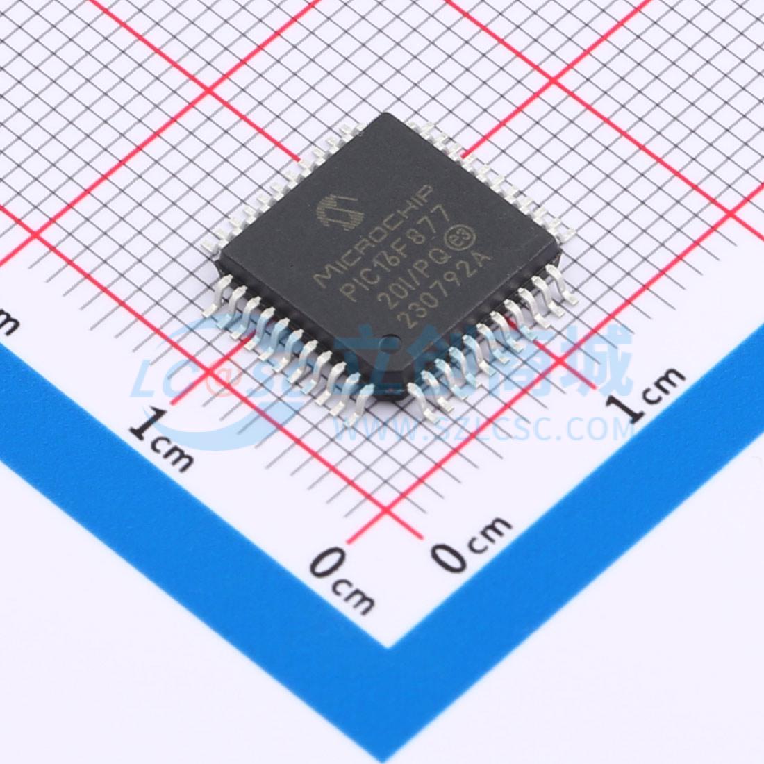 点击查看大图 PIC16F877-20I/PQ实物图