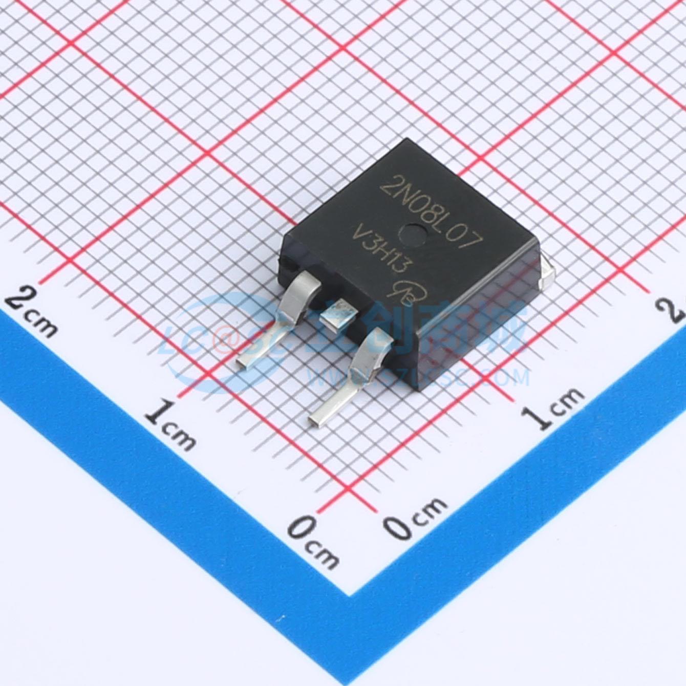 点击查看大图 IPB80N08S2L-07-VB实物图
