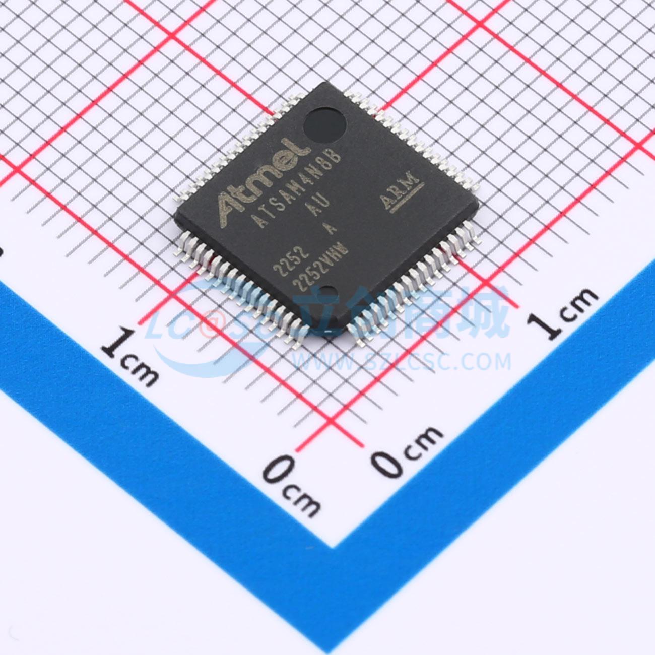 点击查看大图 ATSAM4N8BA-AU实物图