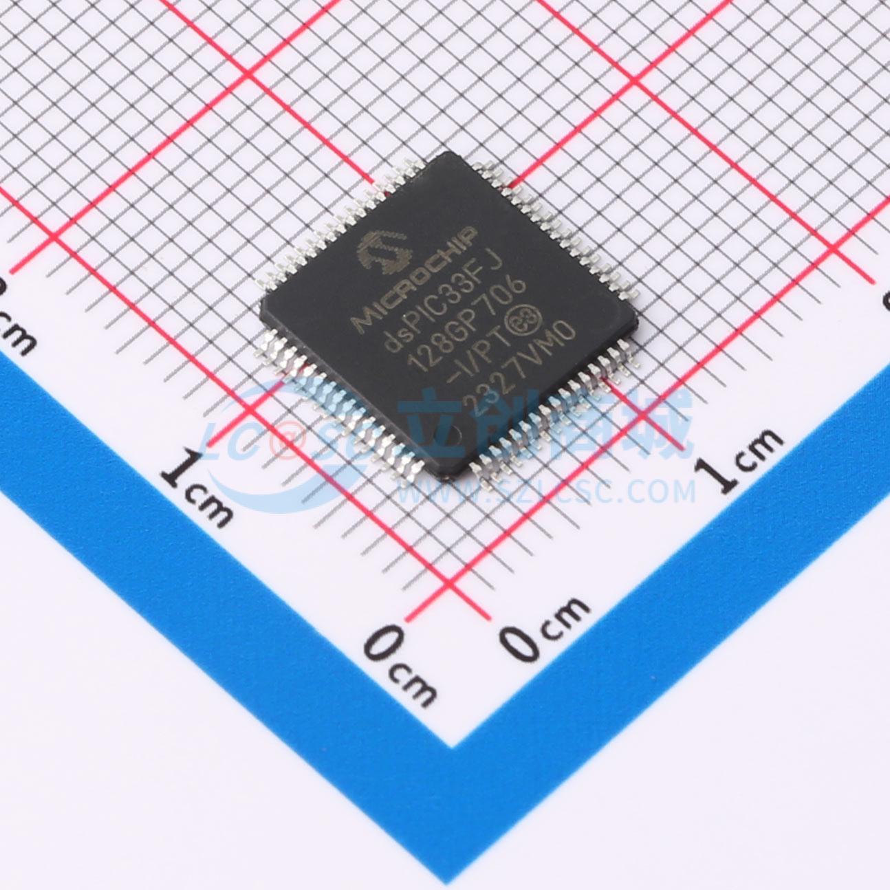 点击查看大图 dsPIC33FJ128GP706-I/PT实物图