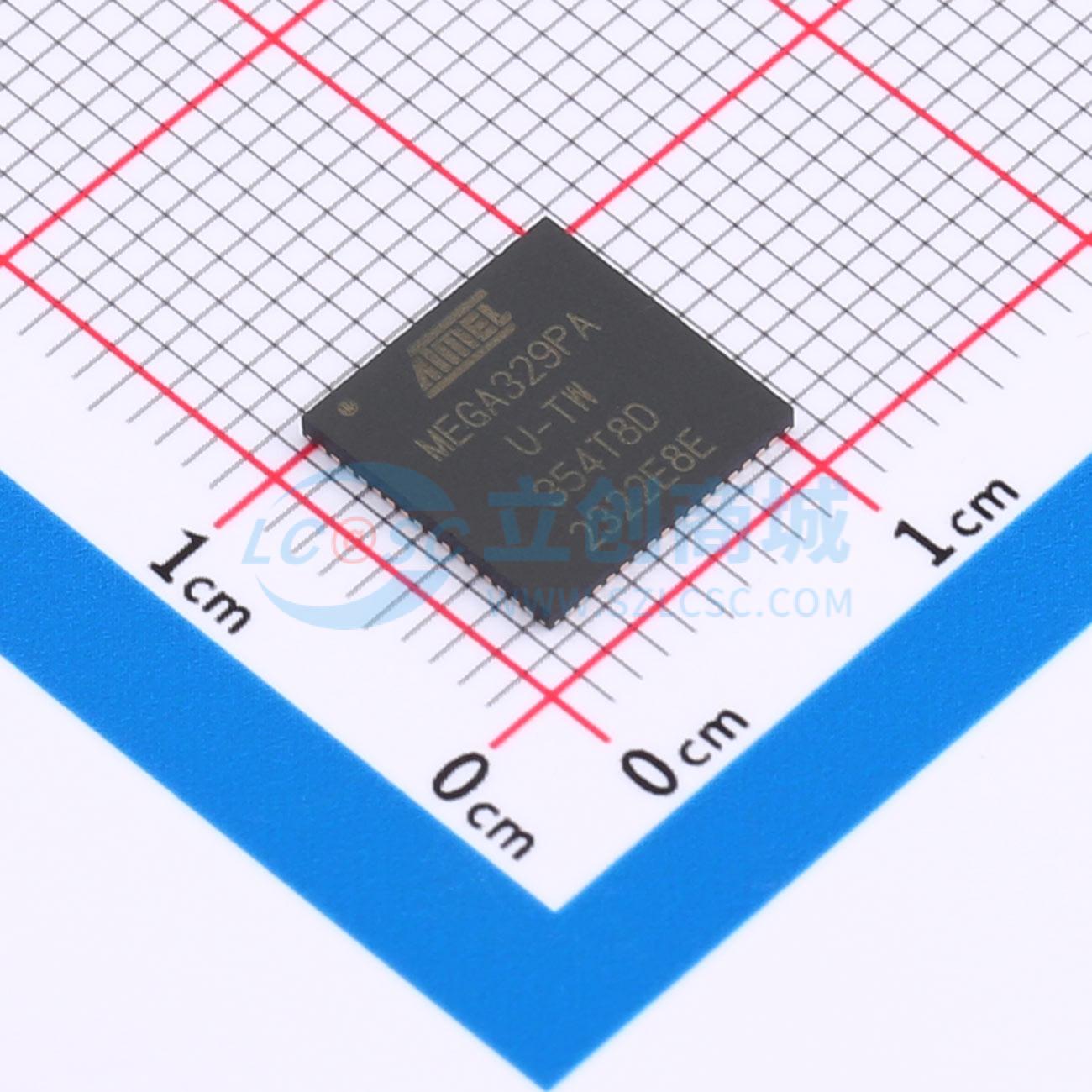 点击查看大图 ATMEGA329PA-MUR实物图
