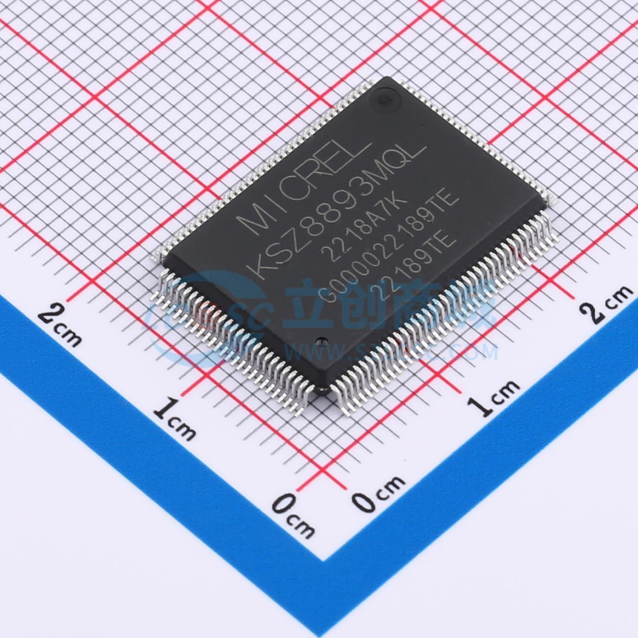 点击查看大图 KSZ8893MQL实物图