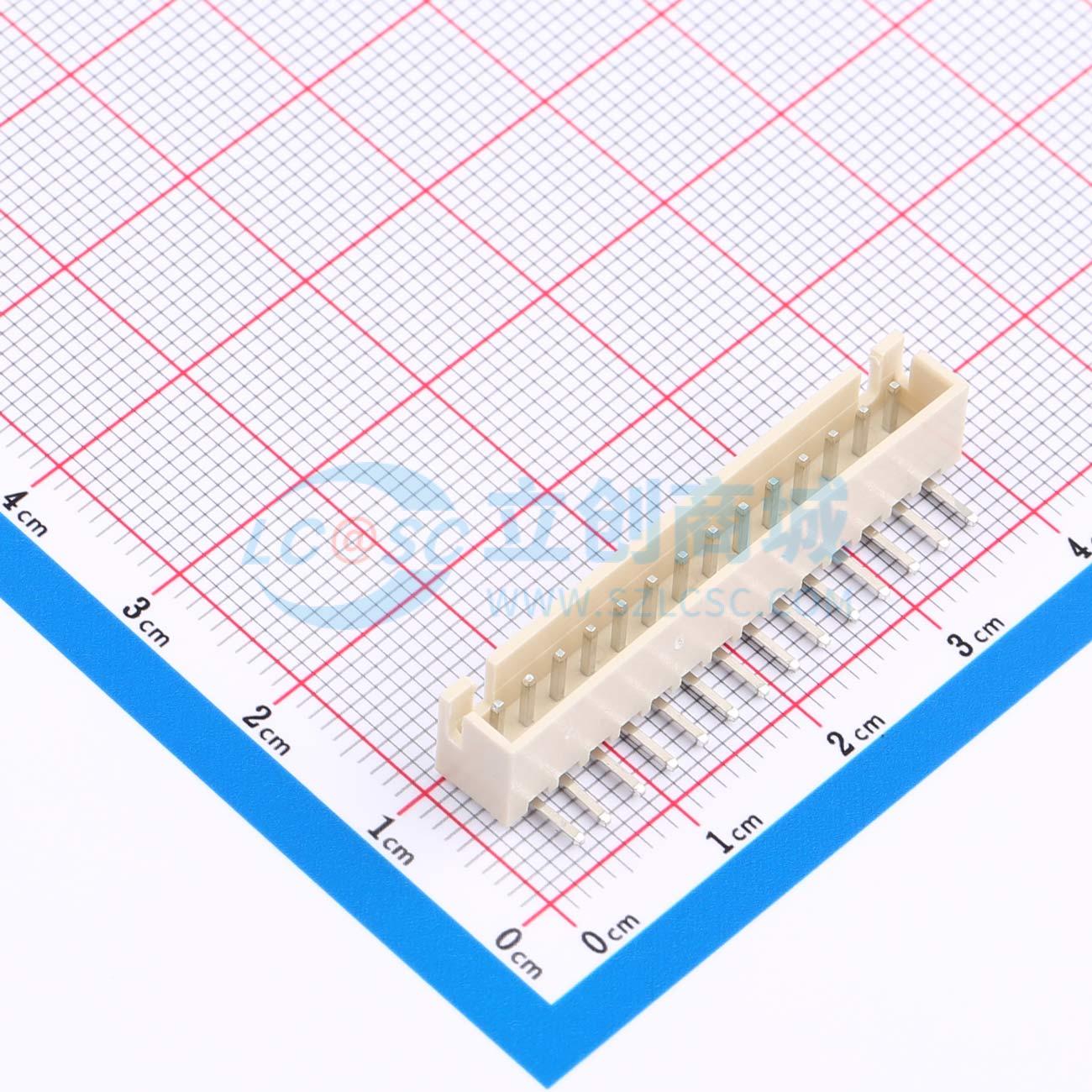 点击查看大图 2.54mm-14P WZ MS实物图