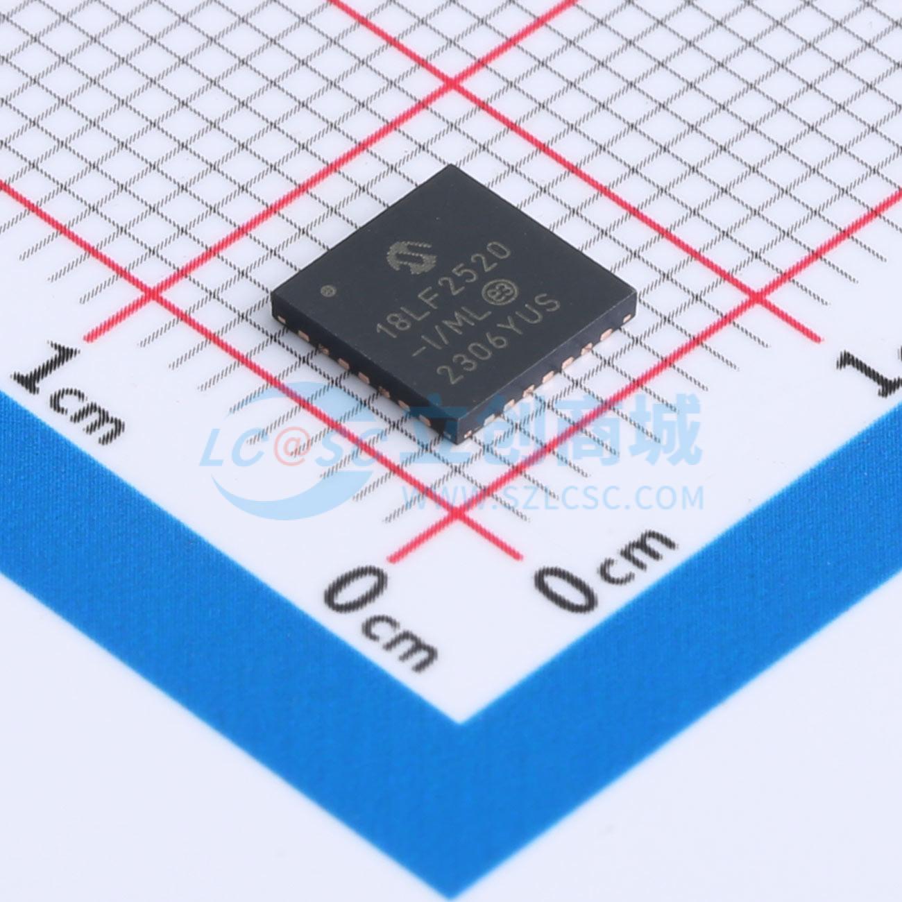 PIC18LF2520-I/ML实物图