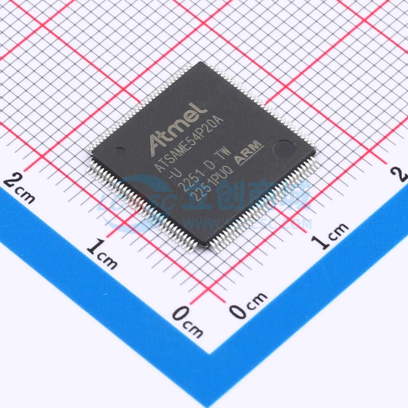 ATSAME54P20A-AU实物图