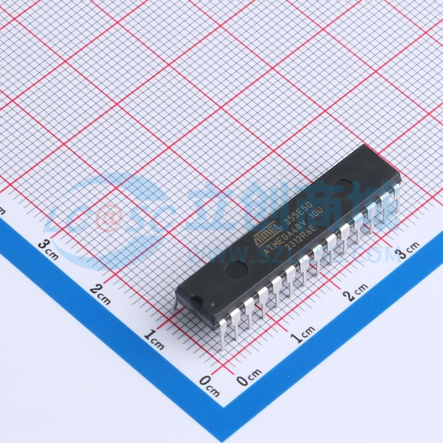 点击查看大图 ATMEGA48V-10PU实物图