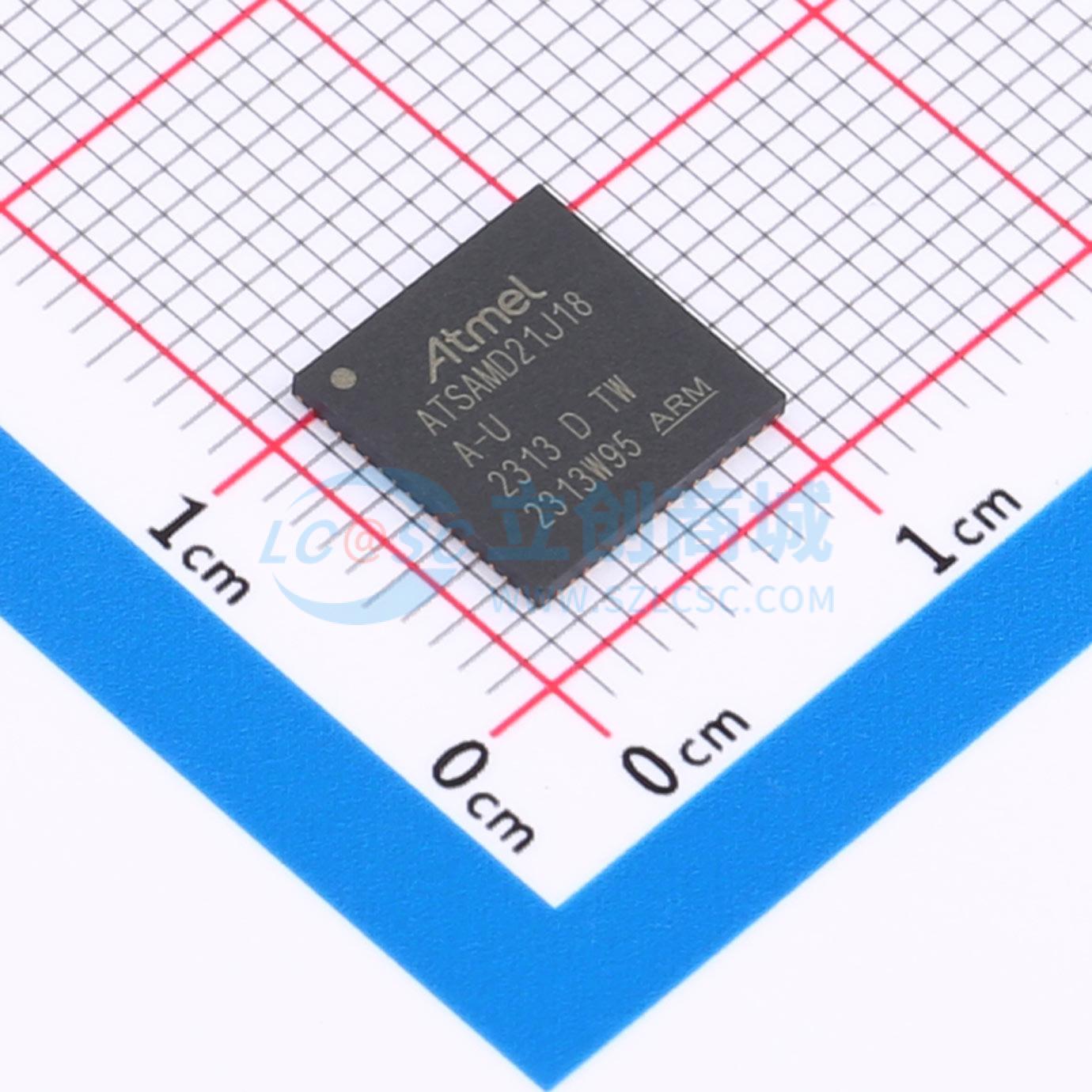 点击查看大图 ATSAMD21J18A-MU实物图