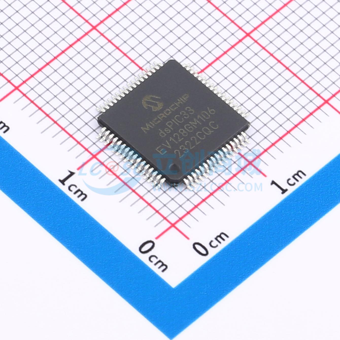 点击查看大图 dsPIC33EV128GM106-E/PT实物图