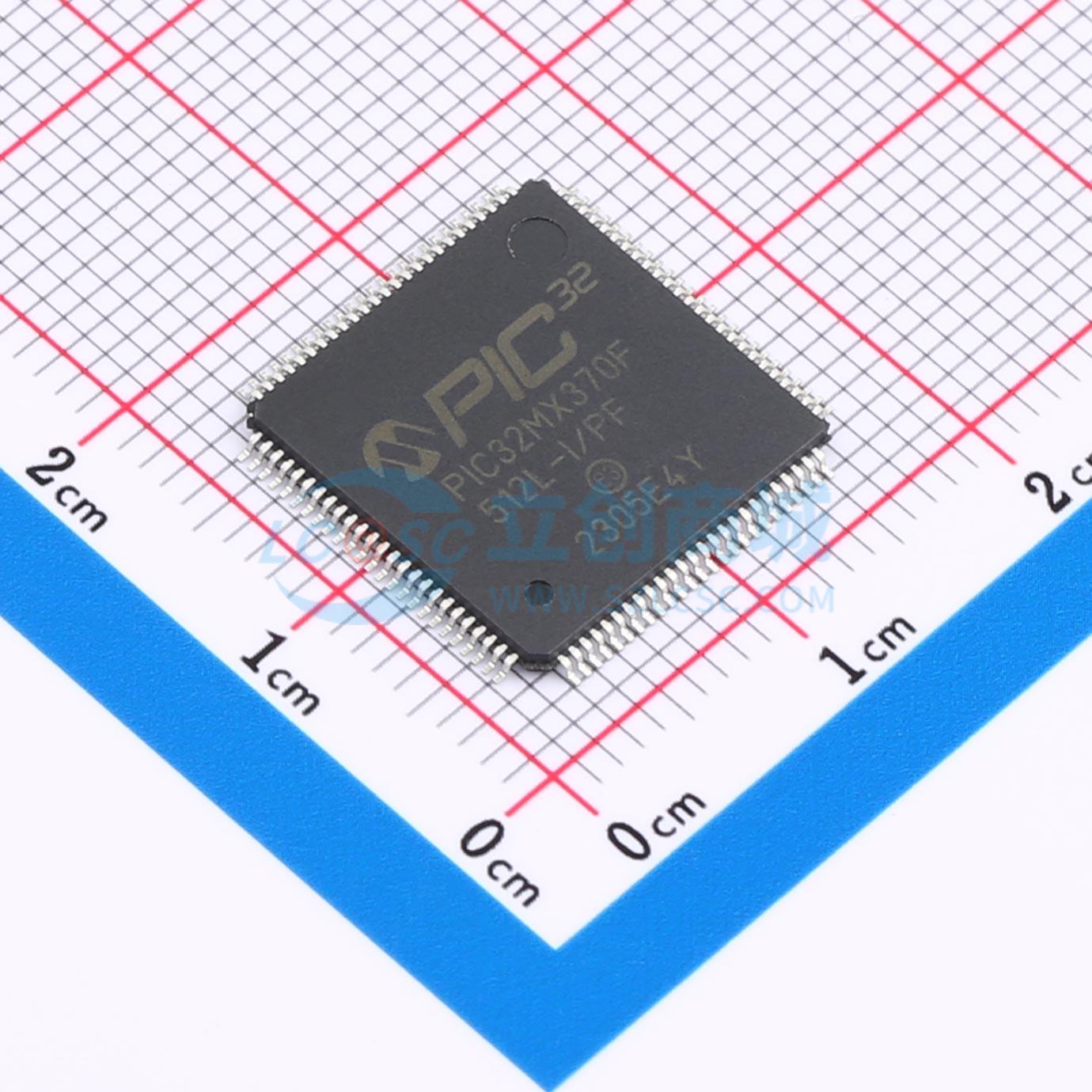 点击查看大图 PIC32MX370F512L-I/PF实物图