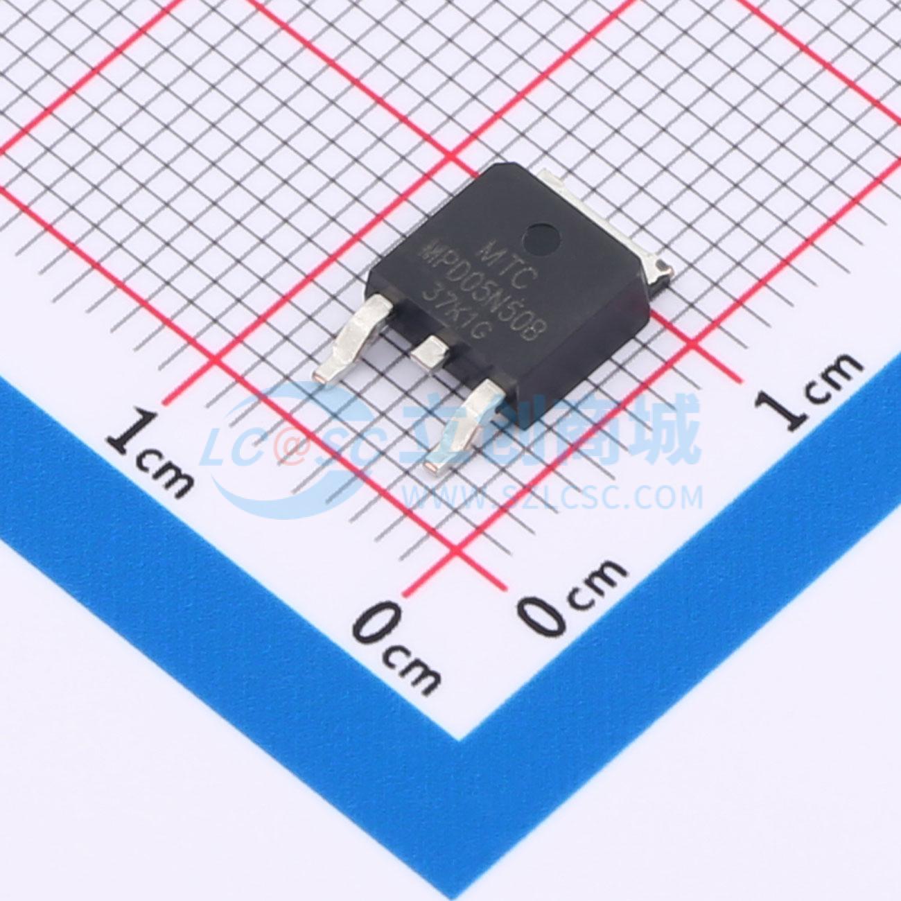 点击查看大图 MPD05N50B实物图