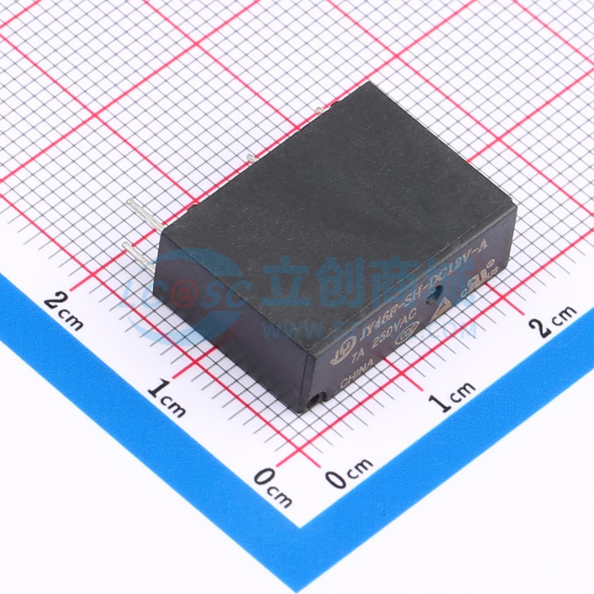 点击查看大图 JY46F-SH-DC12V-A/7A实物图