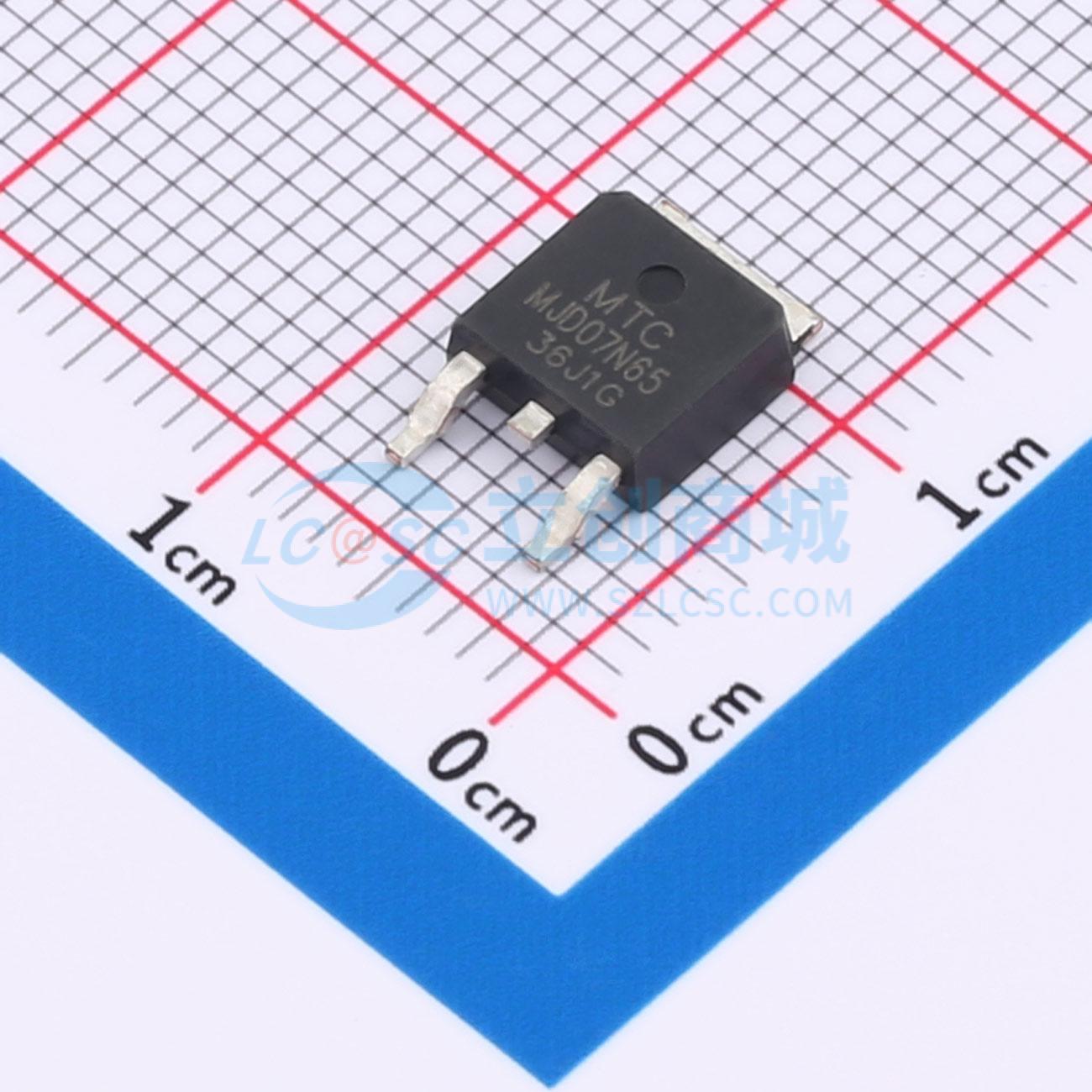 点击查看大图 MJD07N65实物图