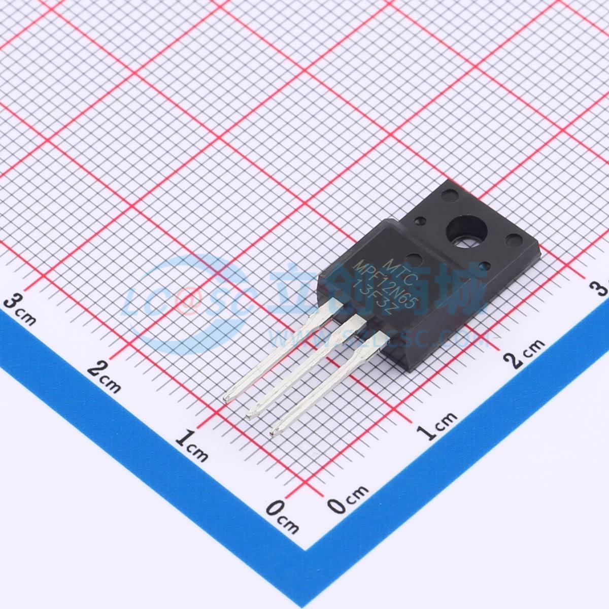 点击查看大图 MPF12N65实物图