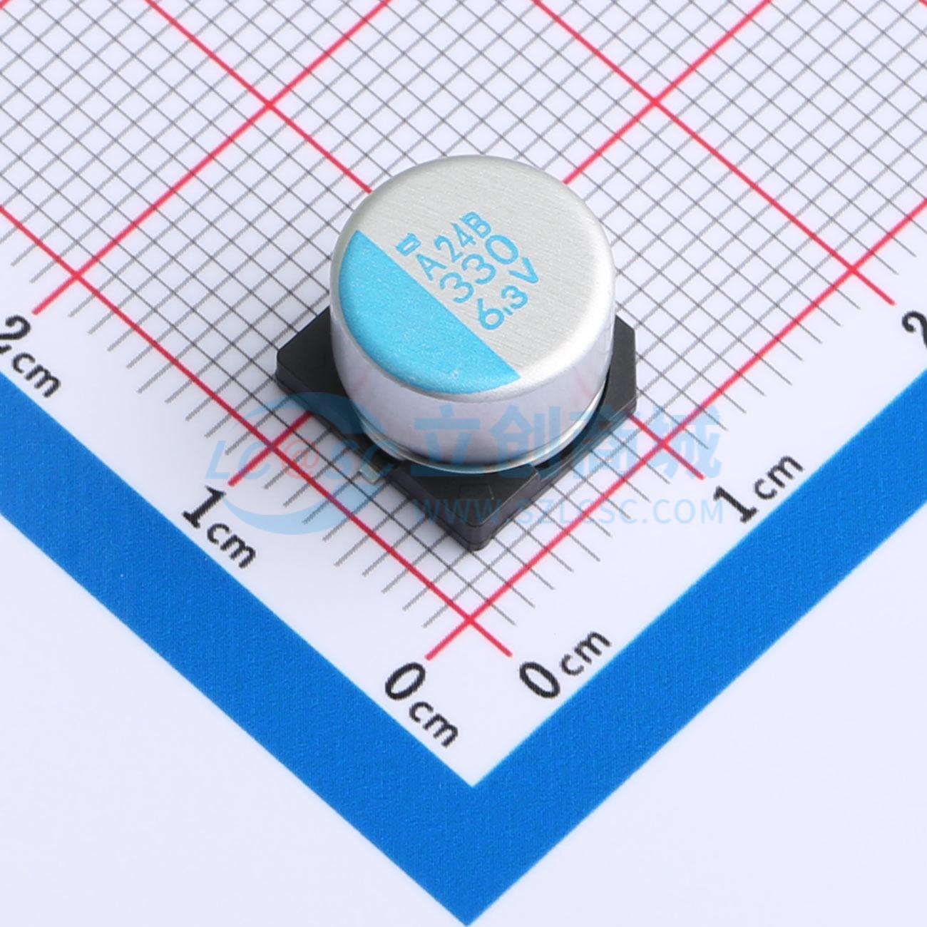 点击查看大图 APXA6R3ARA331MJ80G实物图