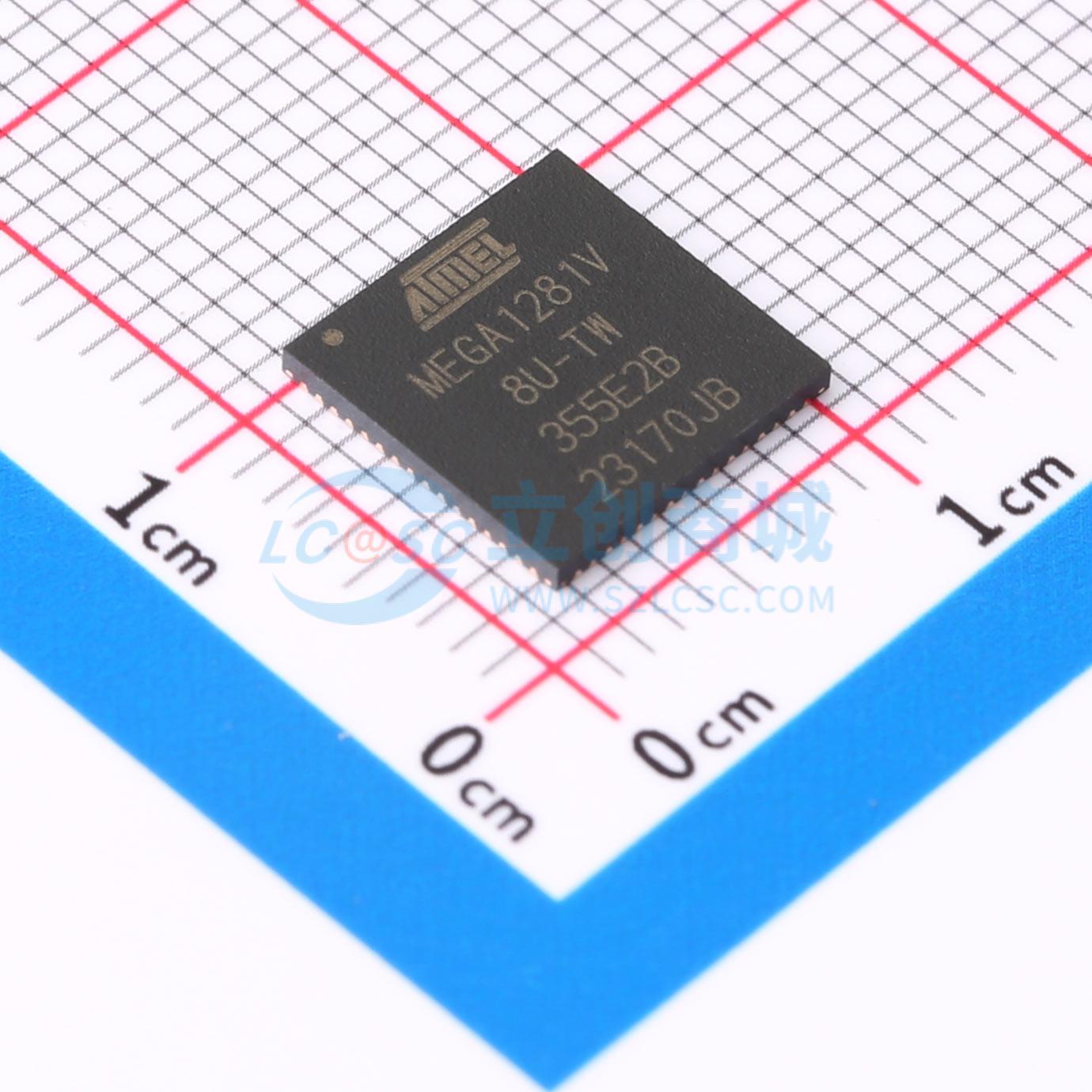 点击查看大图 ATMEGA1281V-8MU实物图