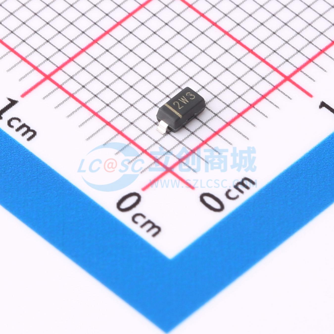 点击查看大图 BZT52B3V3实物图