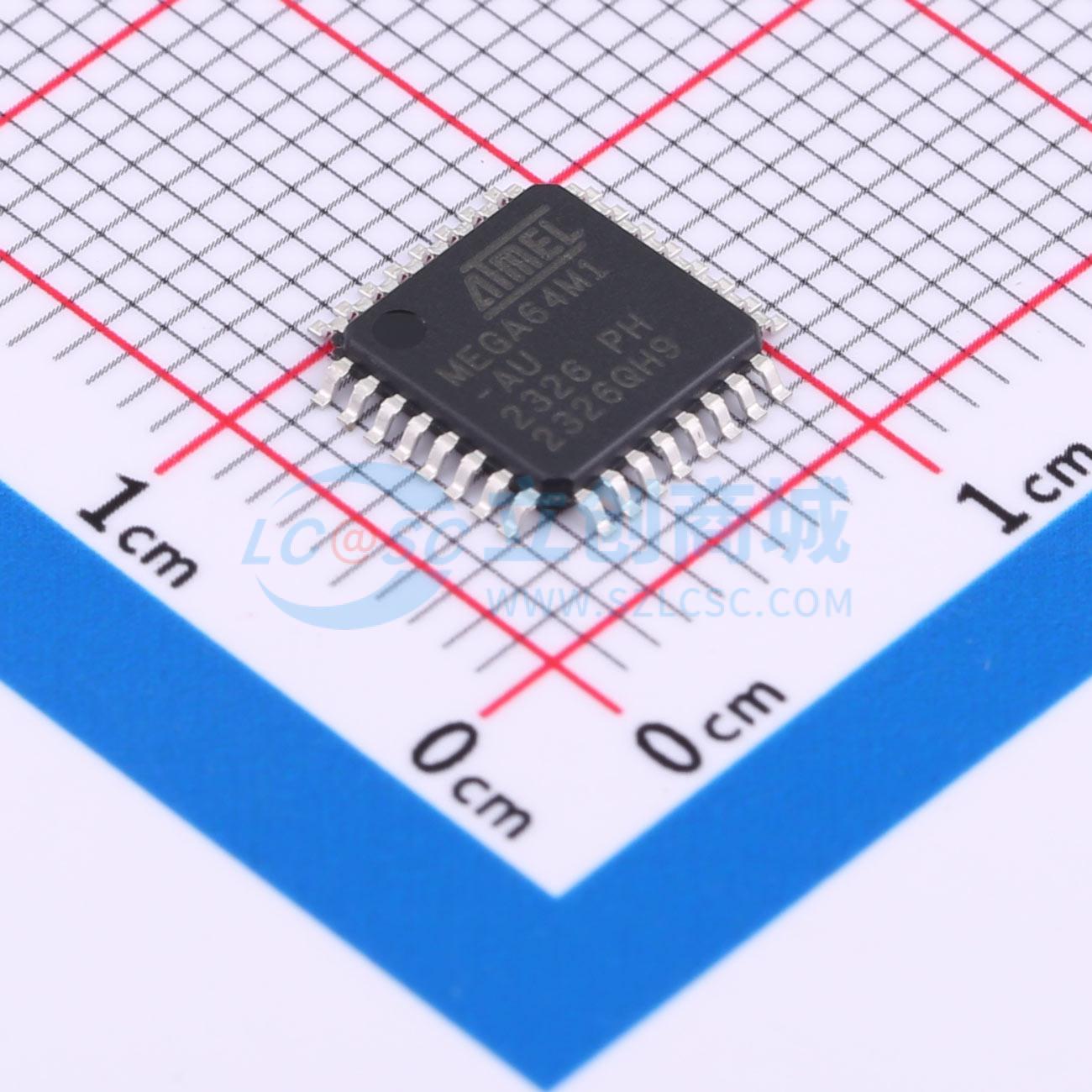 ATMEGA64M1-AU实物图