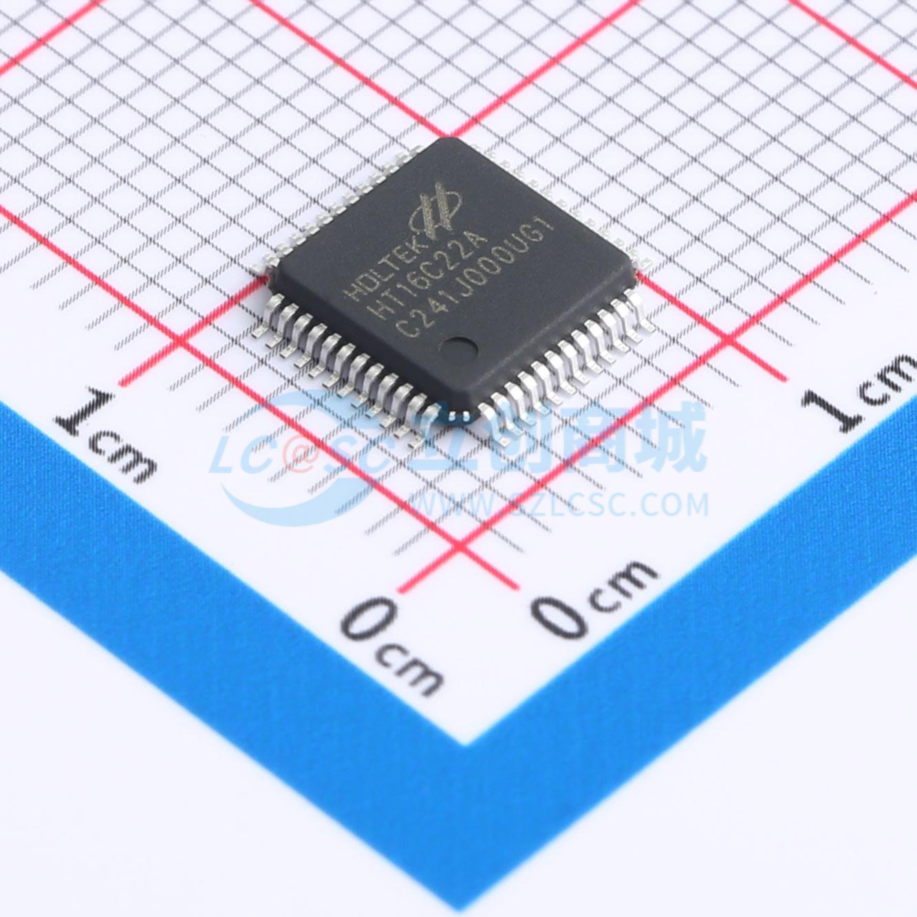 点击查看大图 HT16C22A LQFP-48实物图