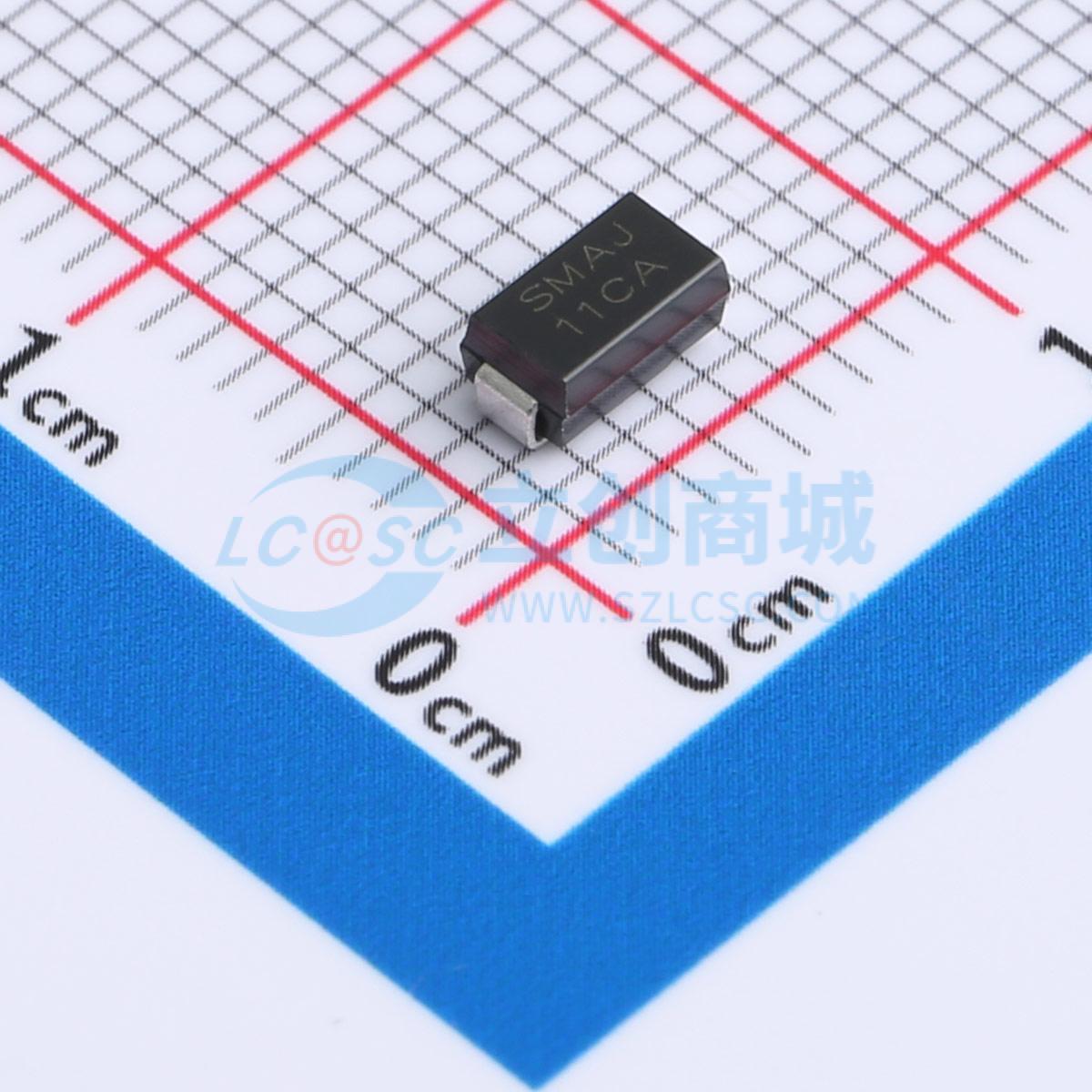 点击查看大图 SMAJ11CA实物图