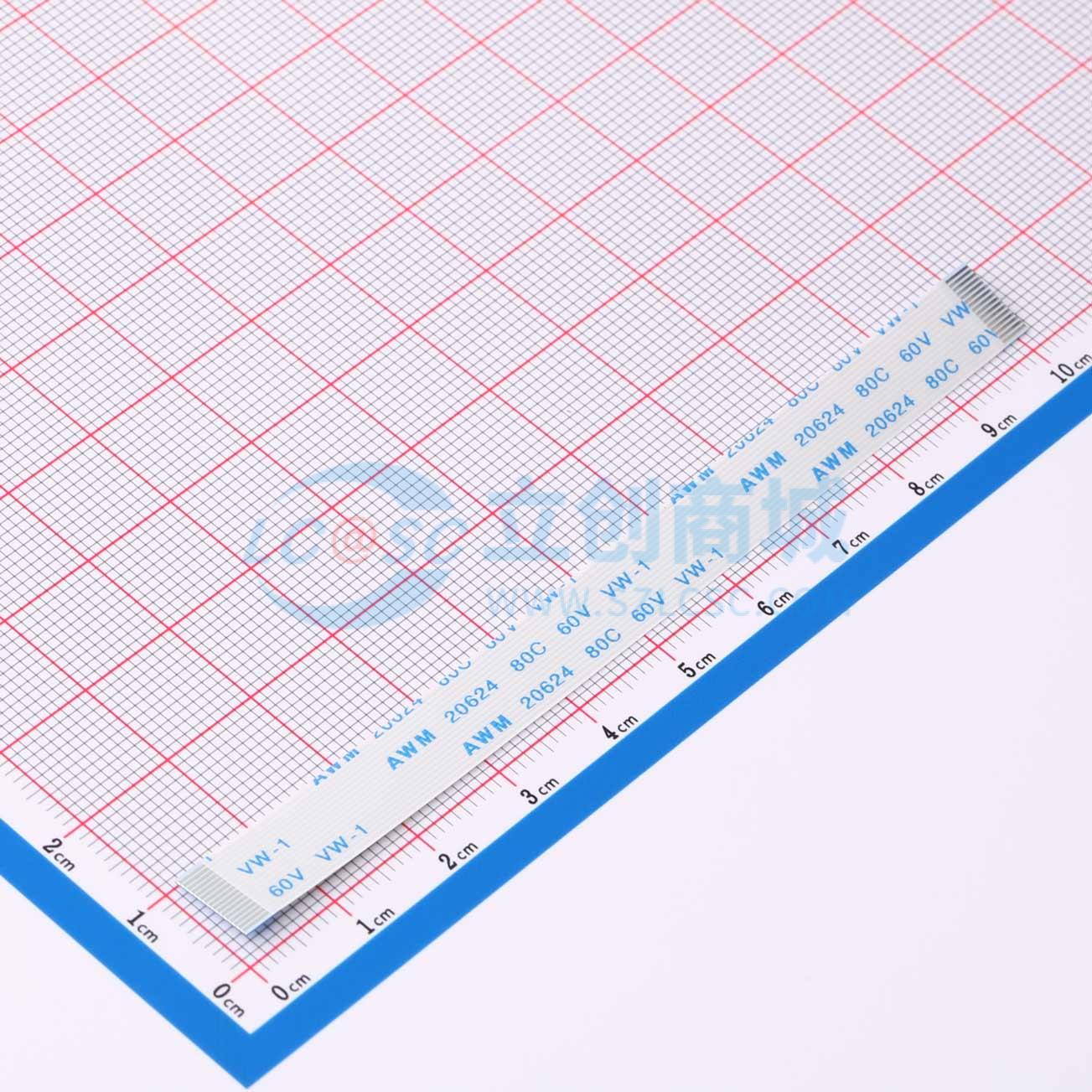 HX FFC-0.5-16P-100mm实物图