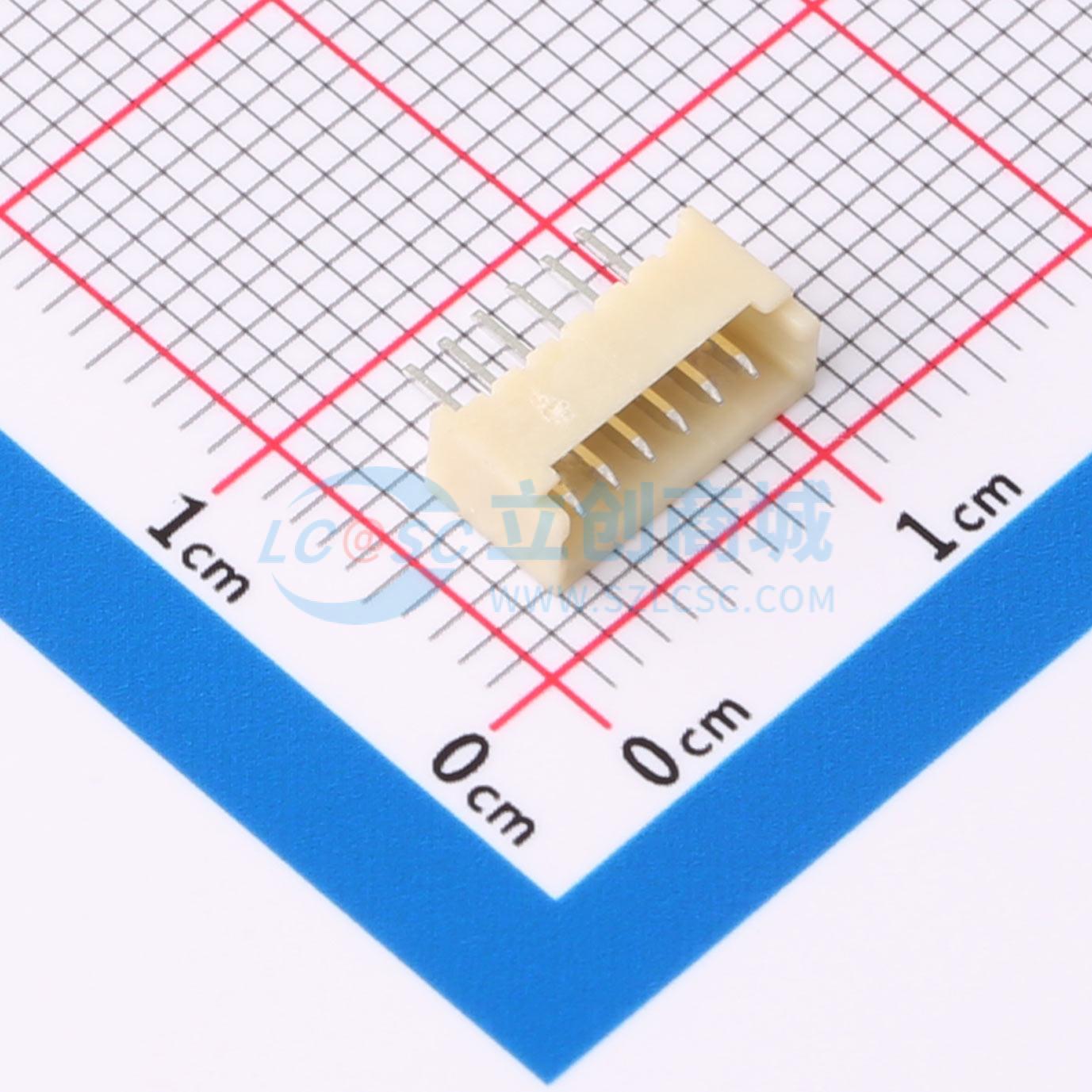 点击查看大图 HX 1.25mm-6P ZZ-MS实物图