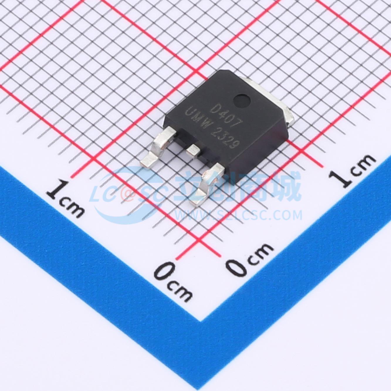 点击查看大图 AOD407(UMW)实物图