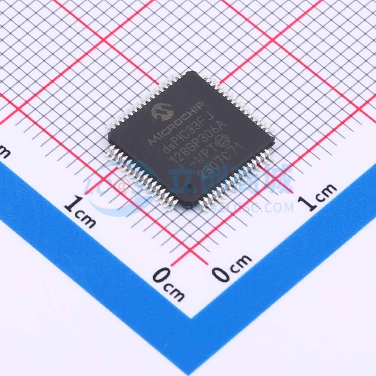 点击查看大图 dsPIC33FJ128GP306A-I/PT实物图