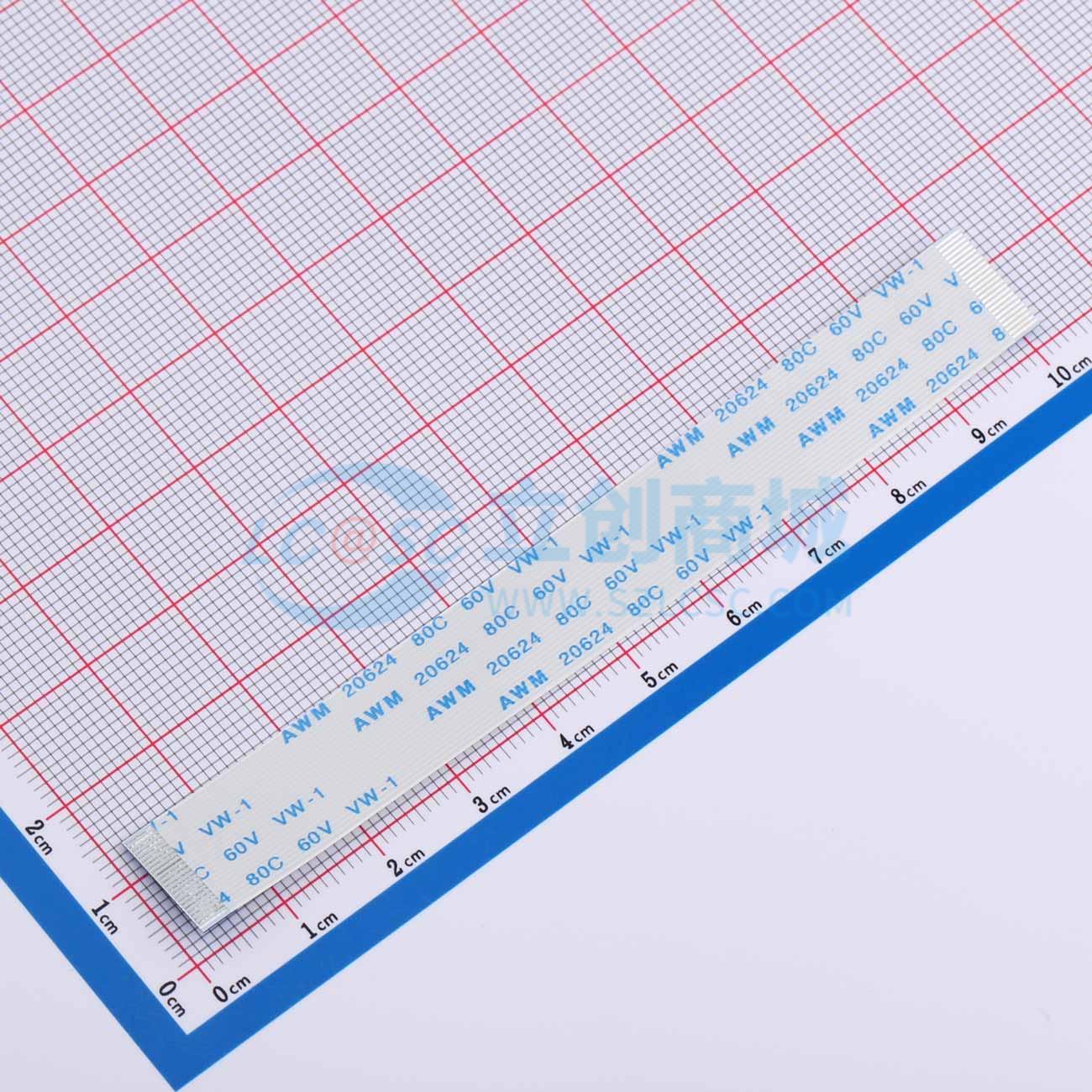 HX FFC-0.5-24P-100mm实物图