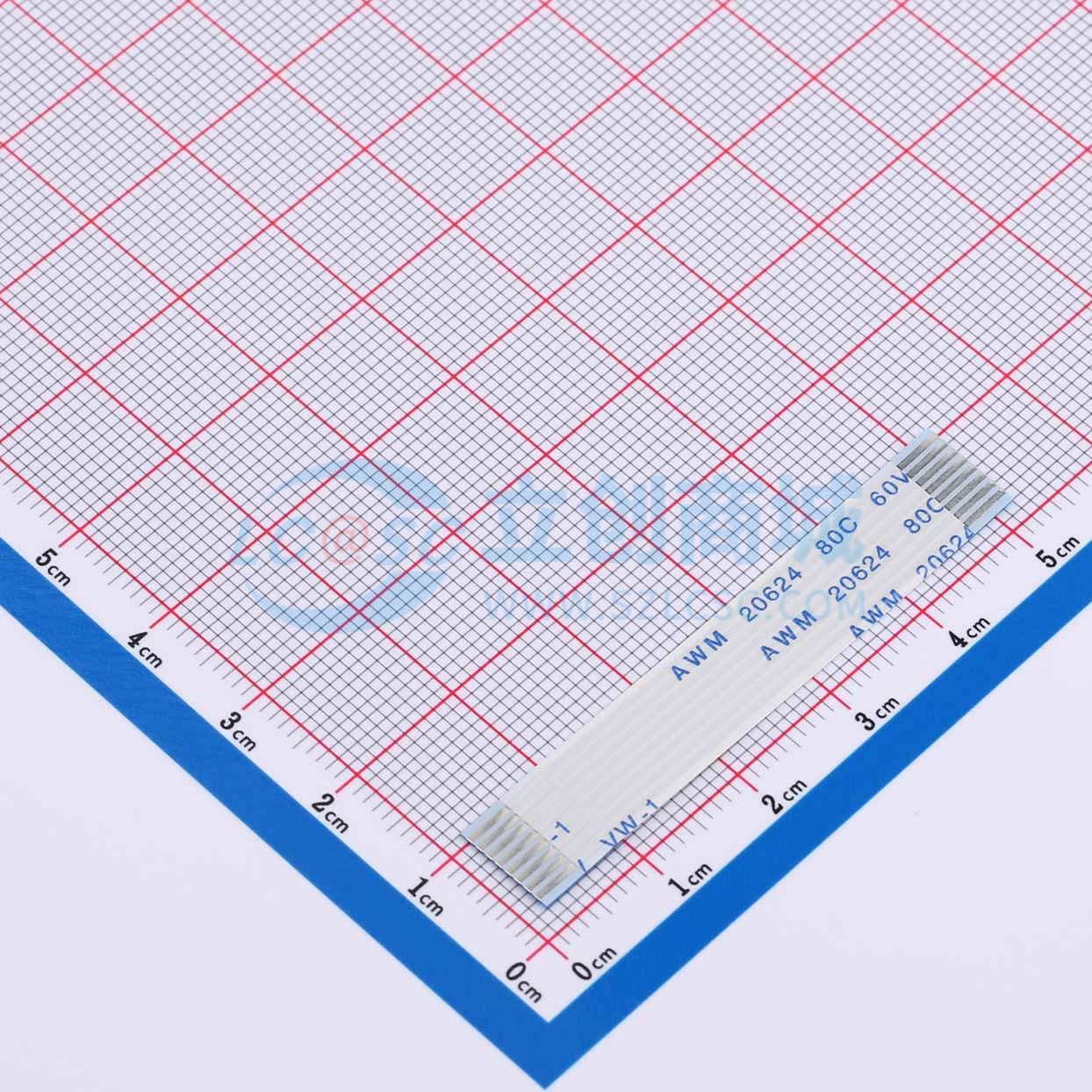 点击查看大图 HX FFC-1.0-8P-50mm实物图