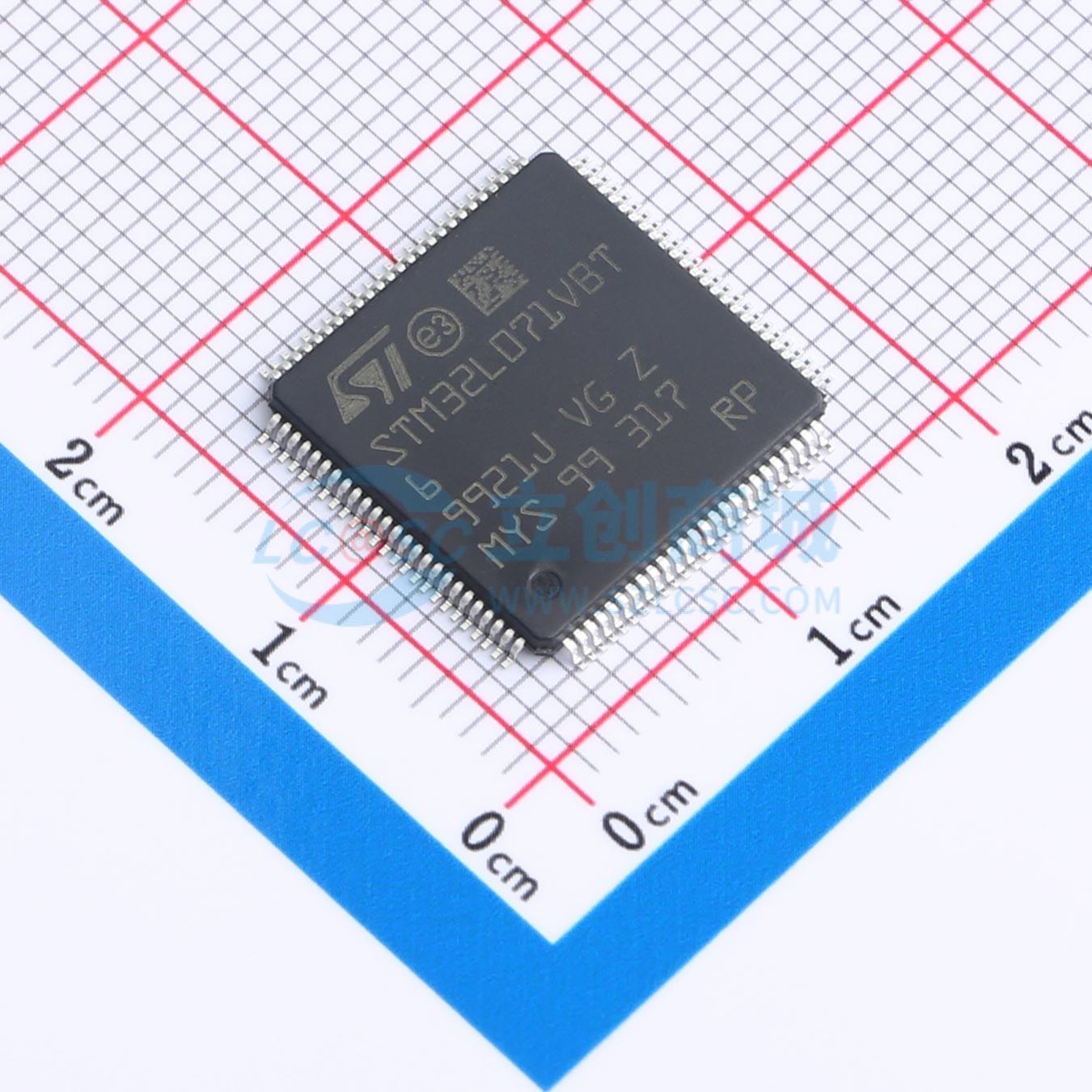 点击查看大图 STM32L071VBT6实物图