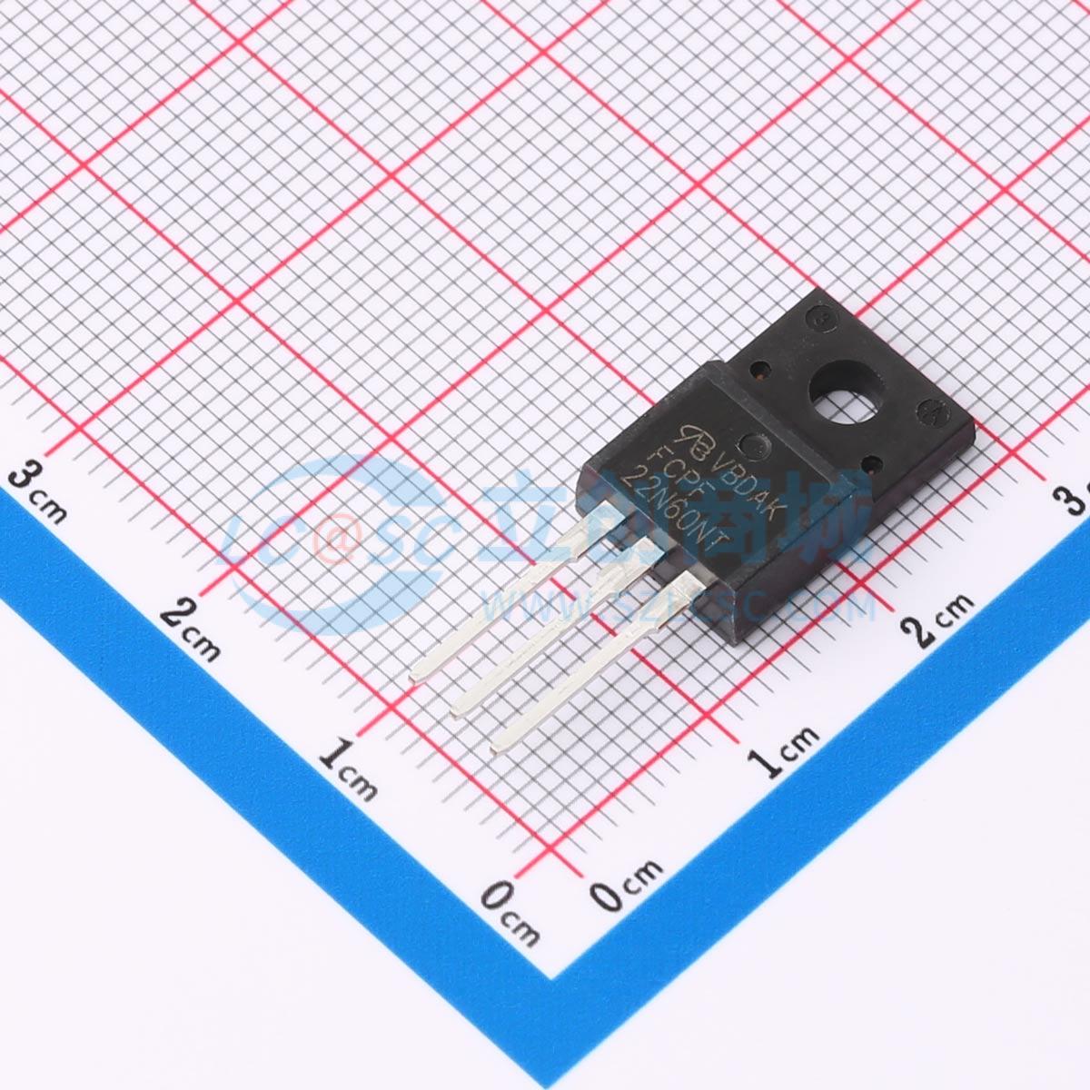 点击查看大图 FCPF22N60NT-VB实物图