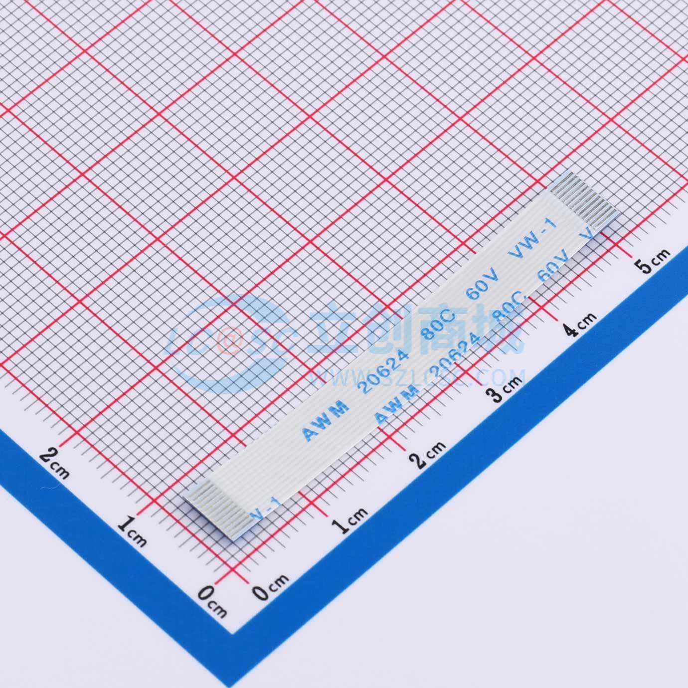 点击查看大图 HX FFC-0.5-12P-50mm实物图