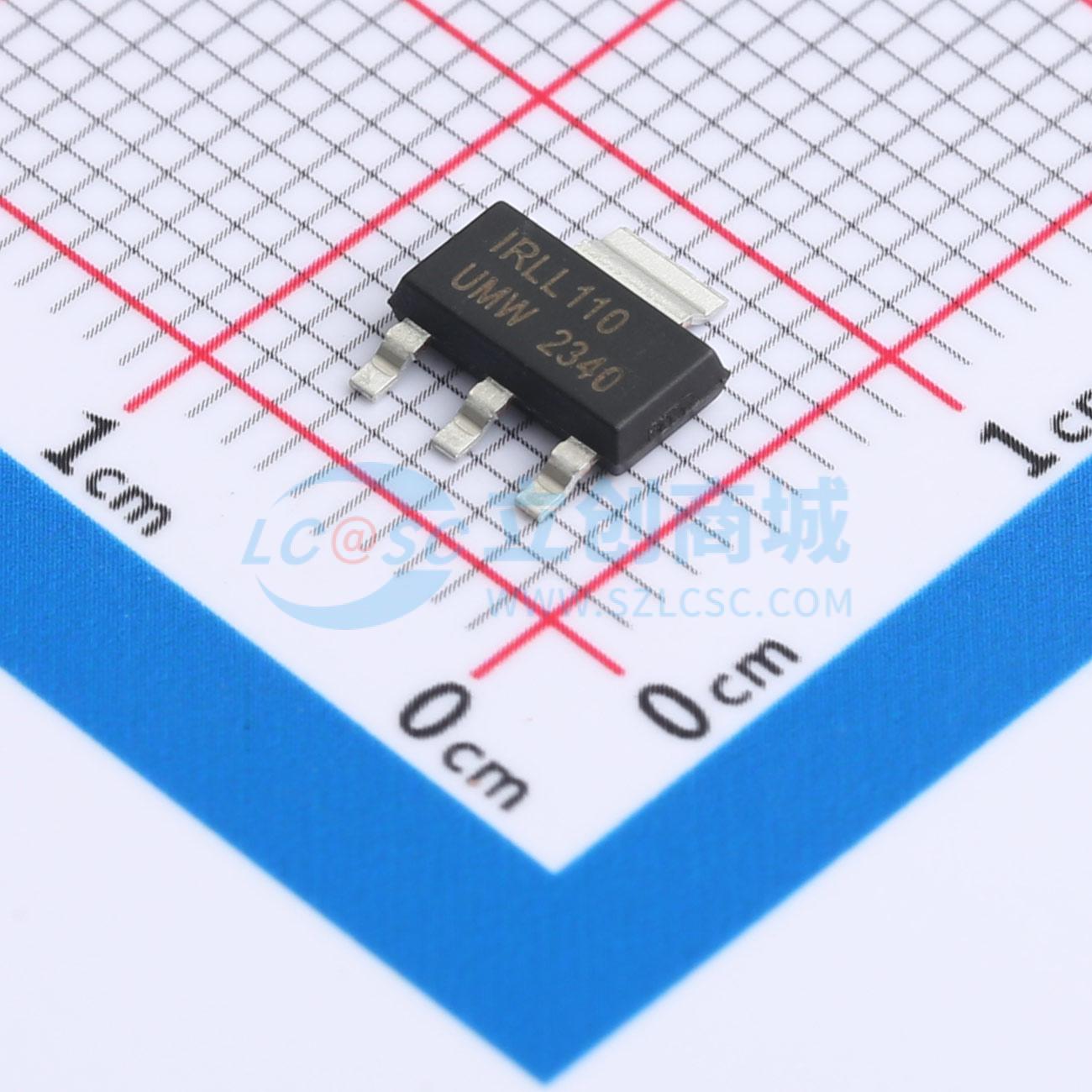 点击查看大图 IRLL110TR(UMW)实物图