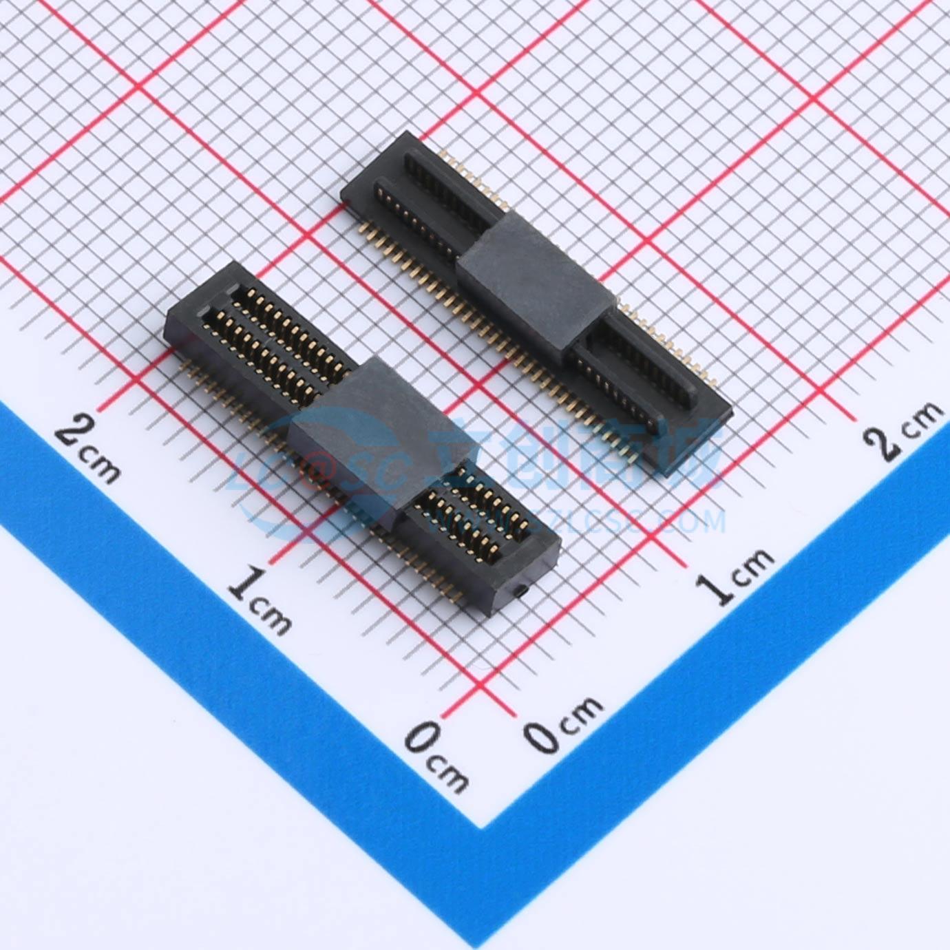 点击查看大图 XDBM/F-0530-2*32PIN实物图