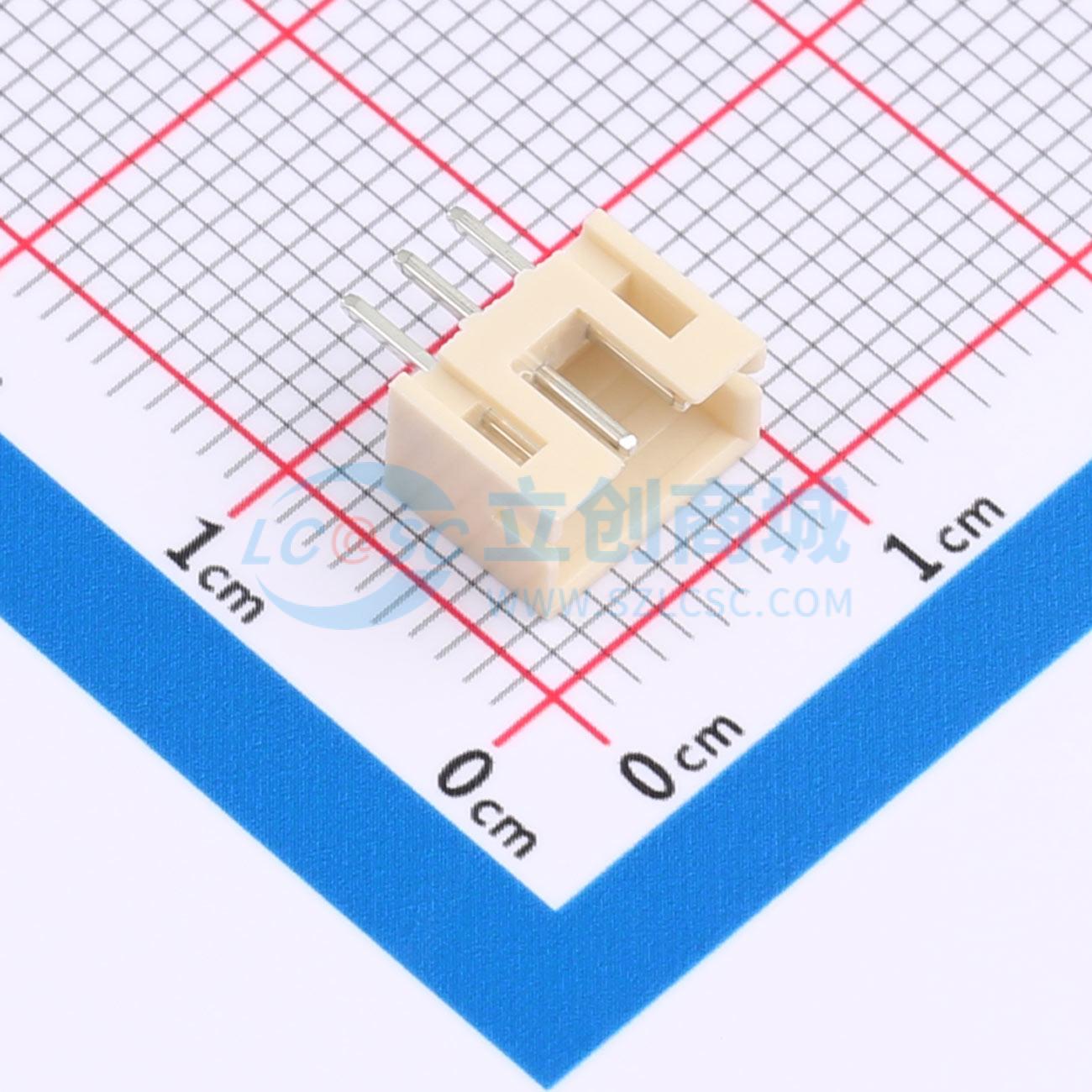 点击查看大图 HX 2.0mm-3P ZZ-MS实物图