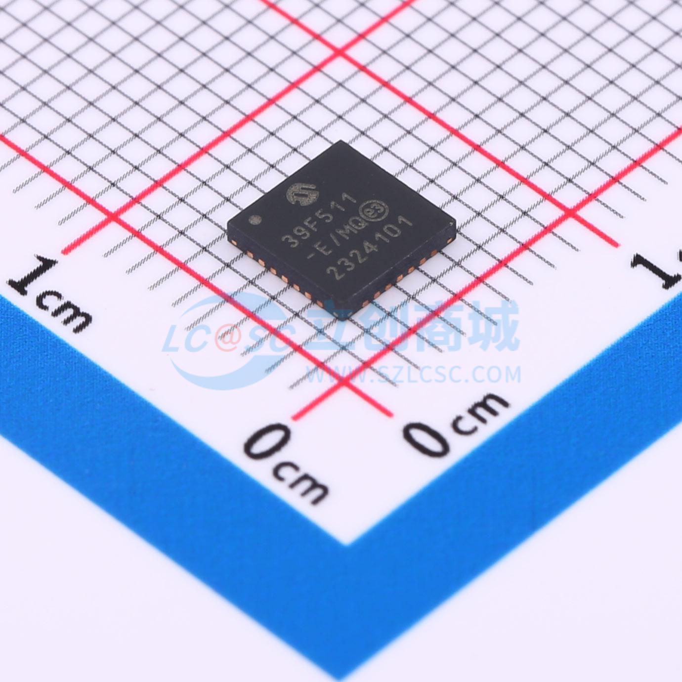 点击查看大图 MCP39F511-E/MQ实物图