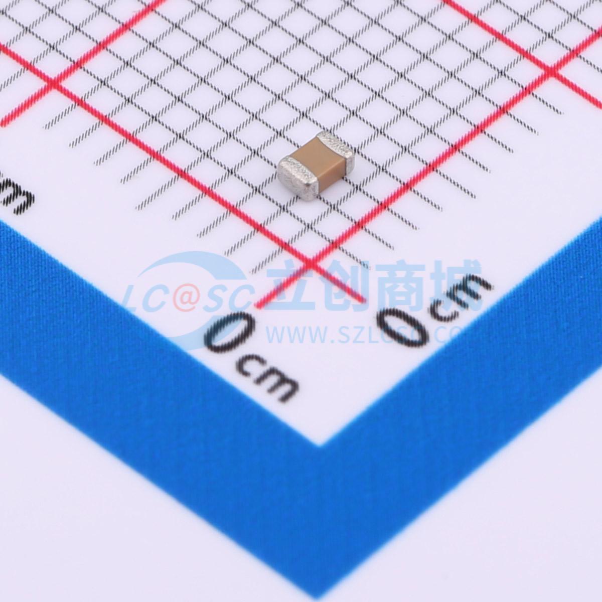 点击查看大图 C0805B104J250NT实物图