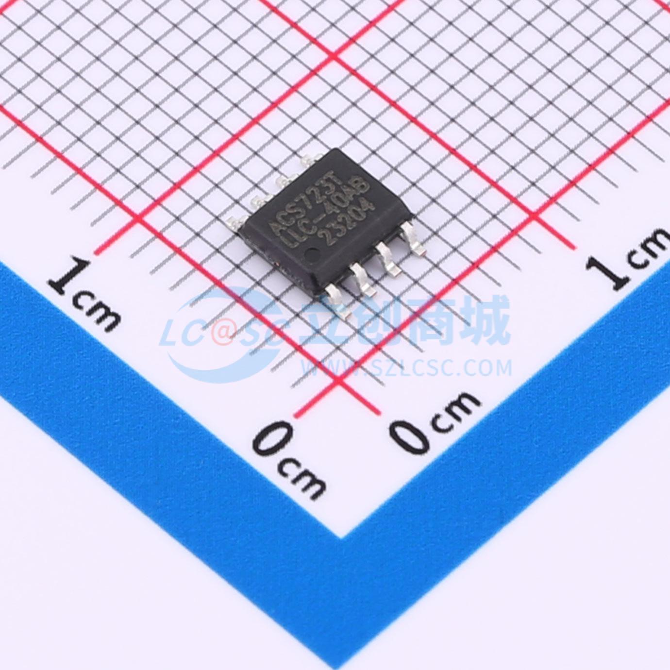 点击查看大图 ACS723LLCTR-40AB-T实物图