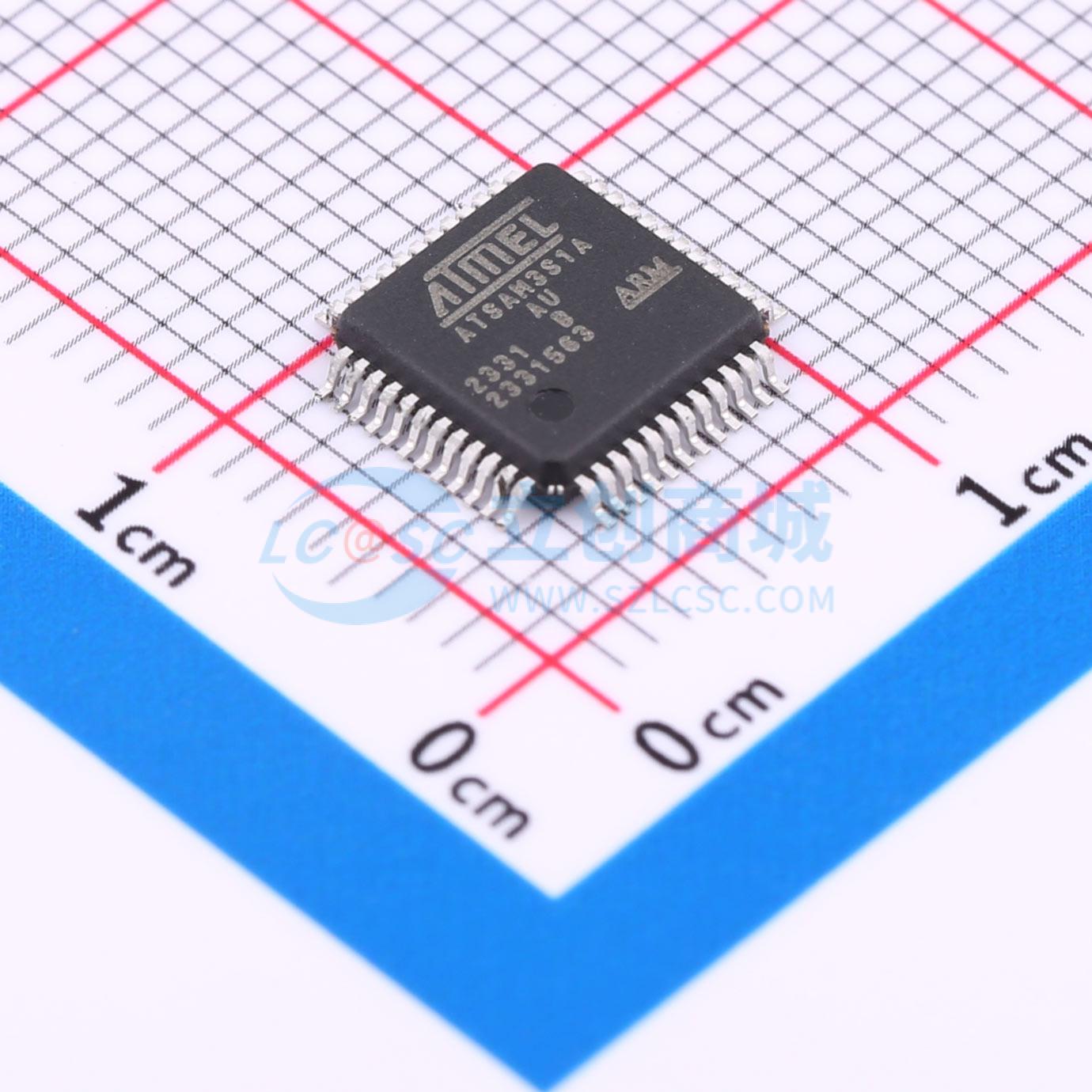 ATSAM3S1AB-AU实物图
